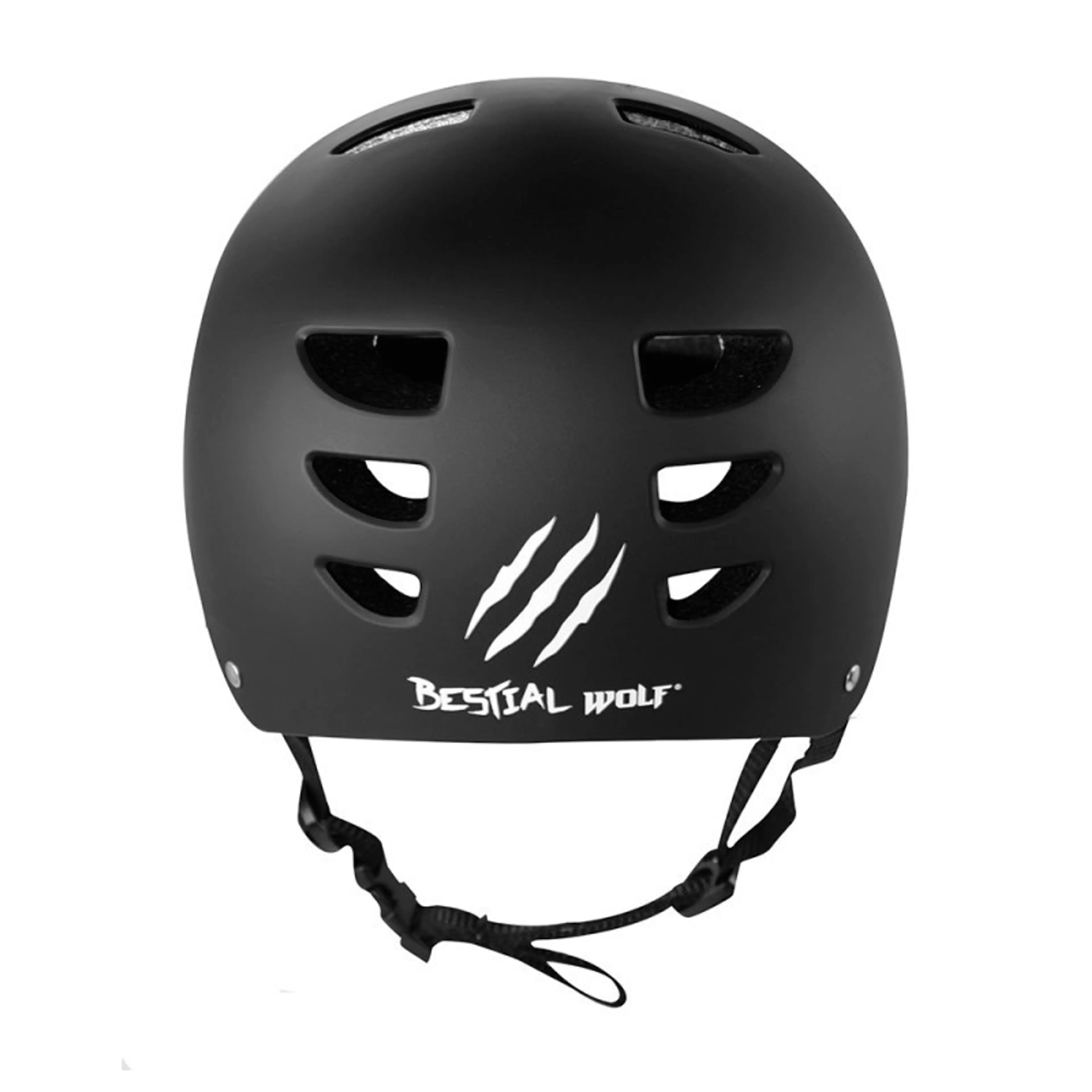 CASCO SKULL BESTIAL WOLF NEGRO