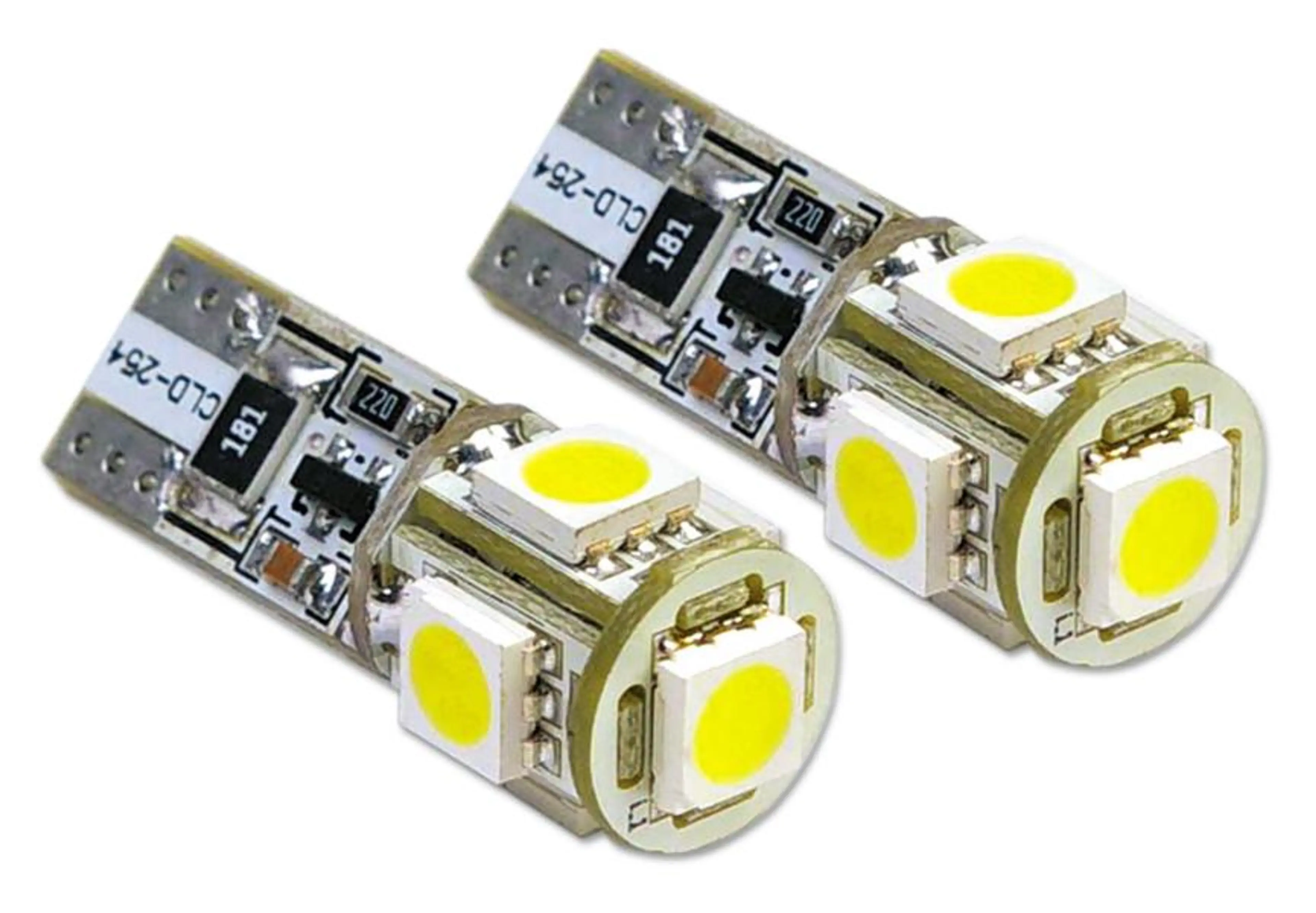 LAMPARA LED T10 CANBUS 5 SMD 2PZAS