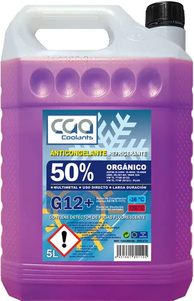 + ANTICONGELANTE G12+ VIO+50% 5L.(D