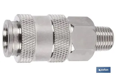 ENCHUFE RAPIDO UNIVERSAL MACHO 1/4