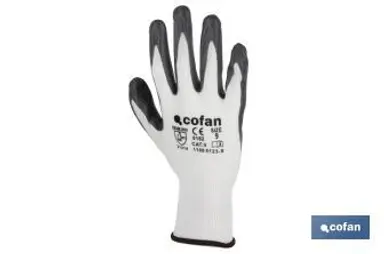 GUANTES POLIESTER / NITRILO GRIS