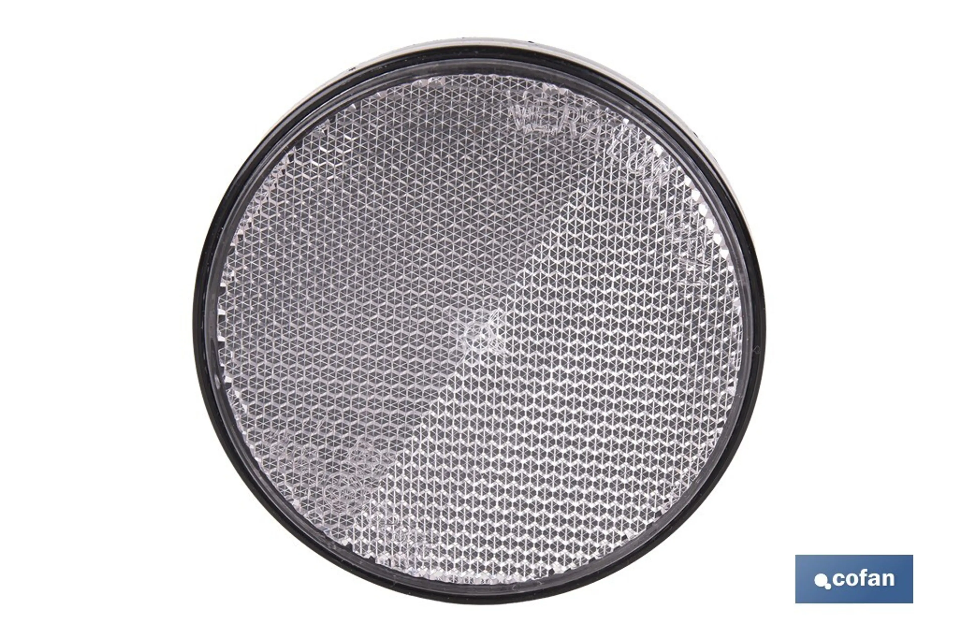 CATADIOPTRICO BLANCO 80MM C/TORNILL