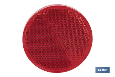 CATADIOPTRICO ROJO 60MM ADHESIVO