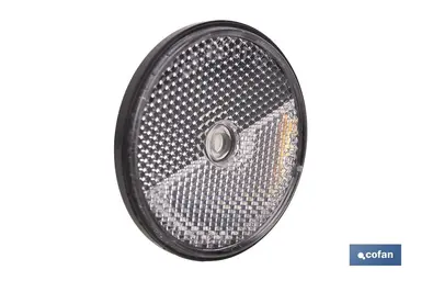 REFLEX REDONDO BLANCO 60MM ADHESIVO