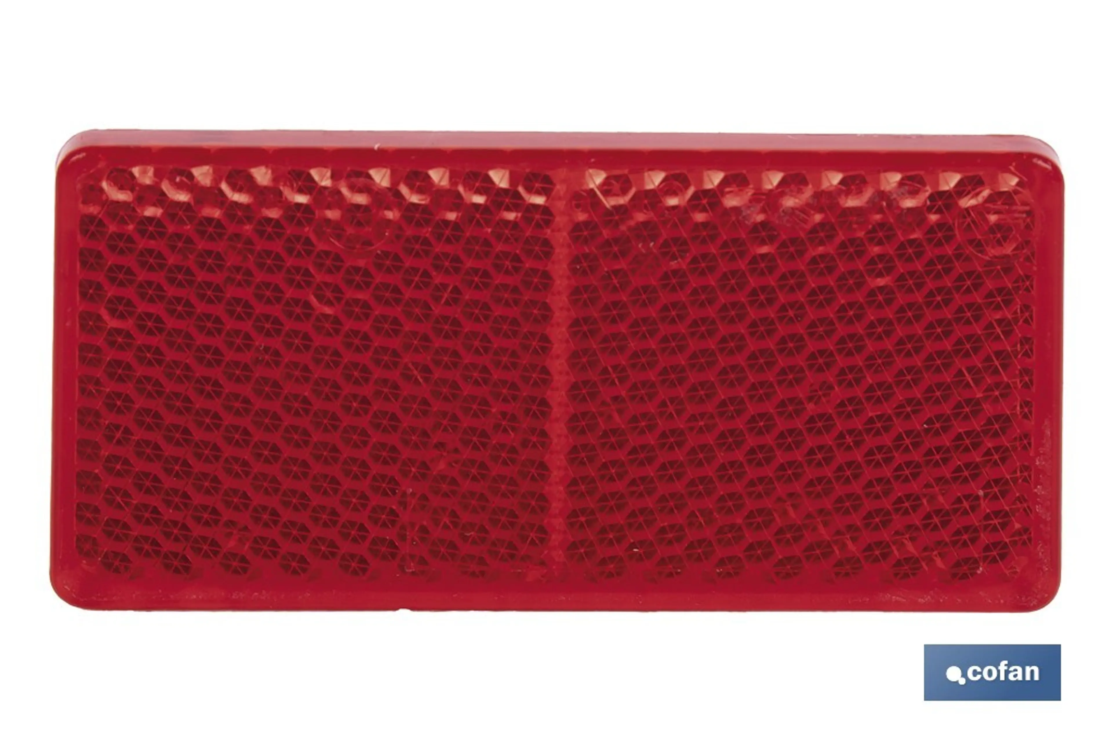 CATADIOPTRICO ROJO 71X35MM ADHESIV0