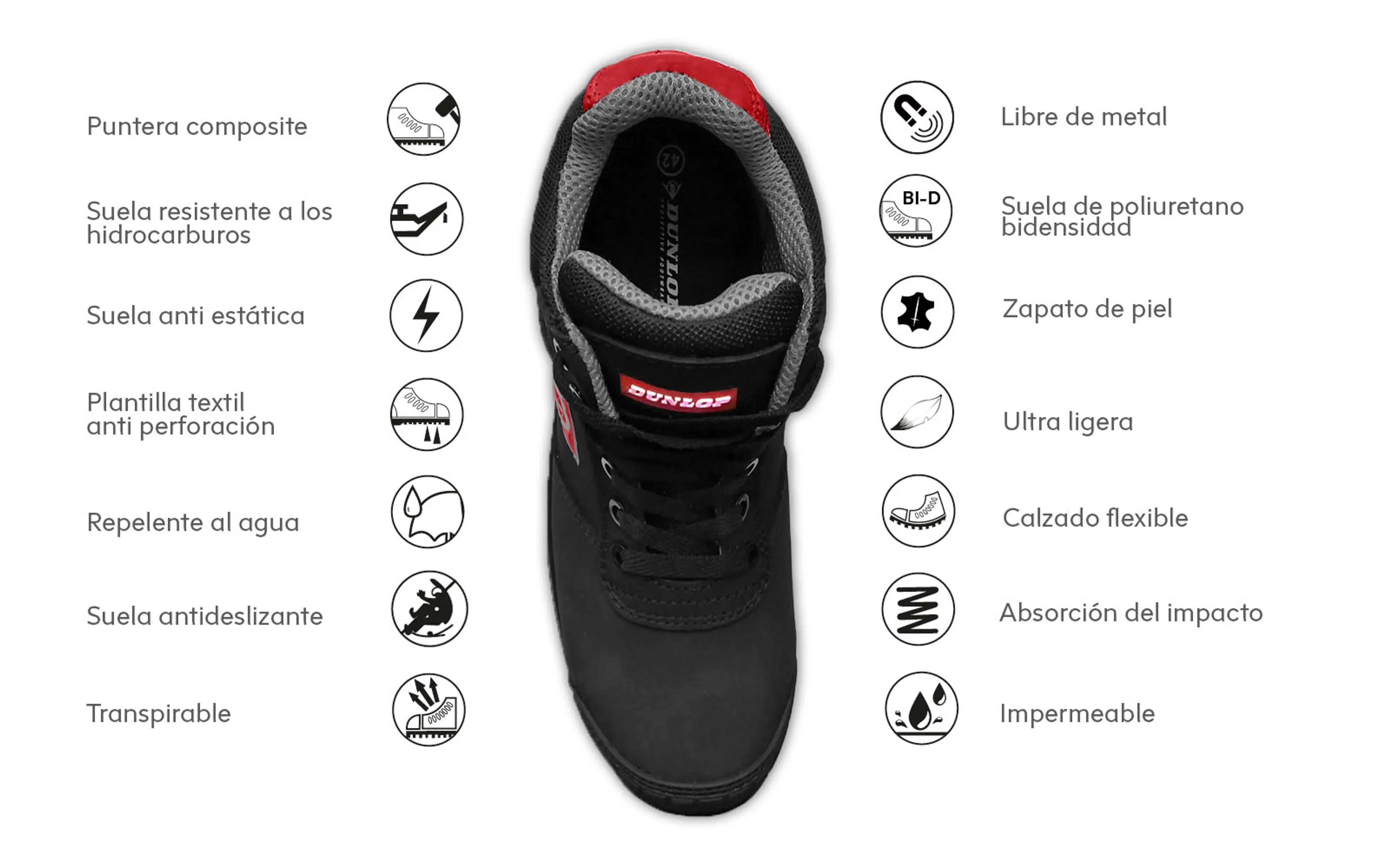 ZAPATO SEGURID FIRST ONE ADV LOW 42