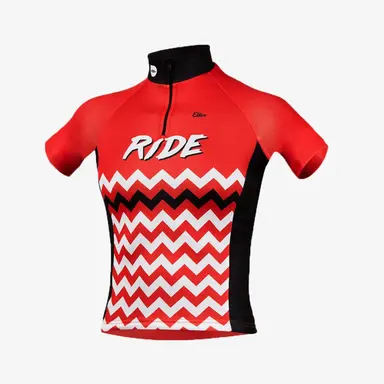 MAILLOT RIDE NIÑO ROJO/BLANCO