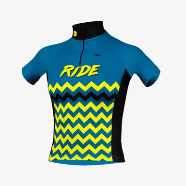 MAILLOT RIDE NIÑO AZUL /AMARILLO