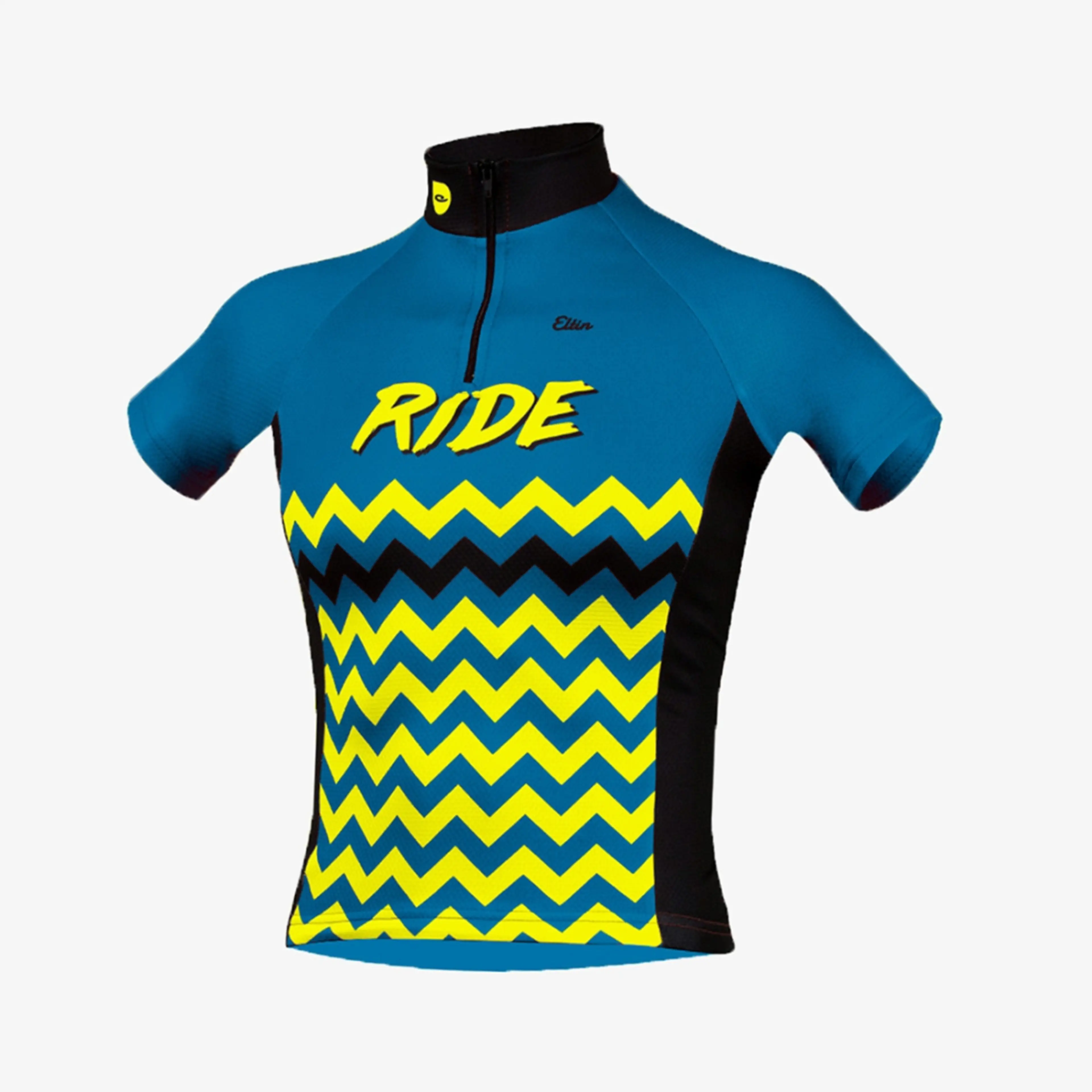 MAILLOT RIDE NIÑO AZUL /AMARILLO