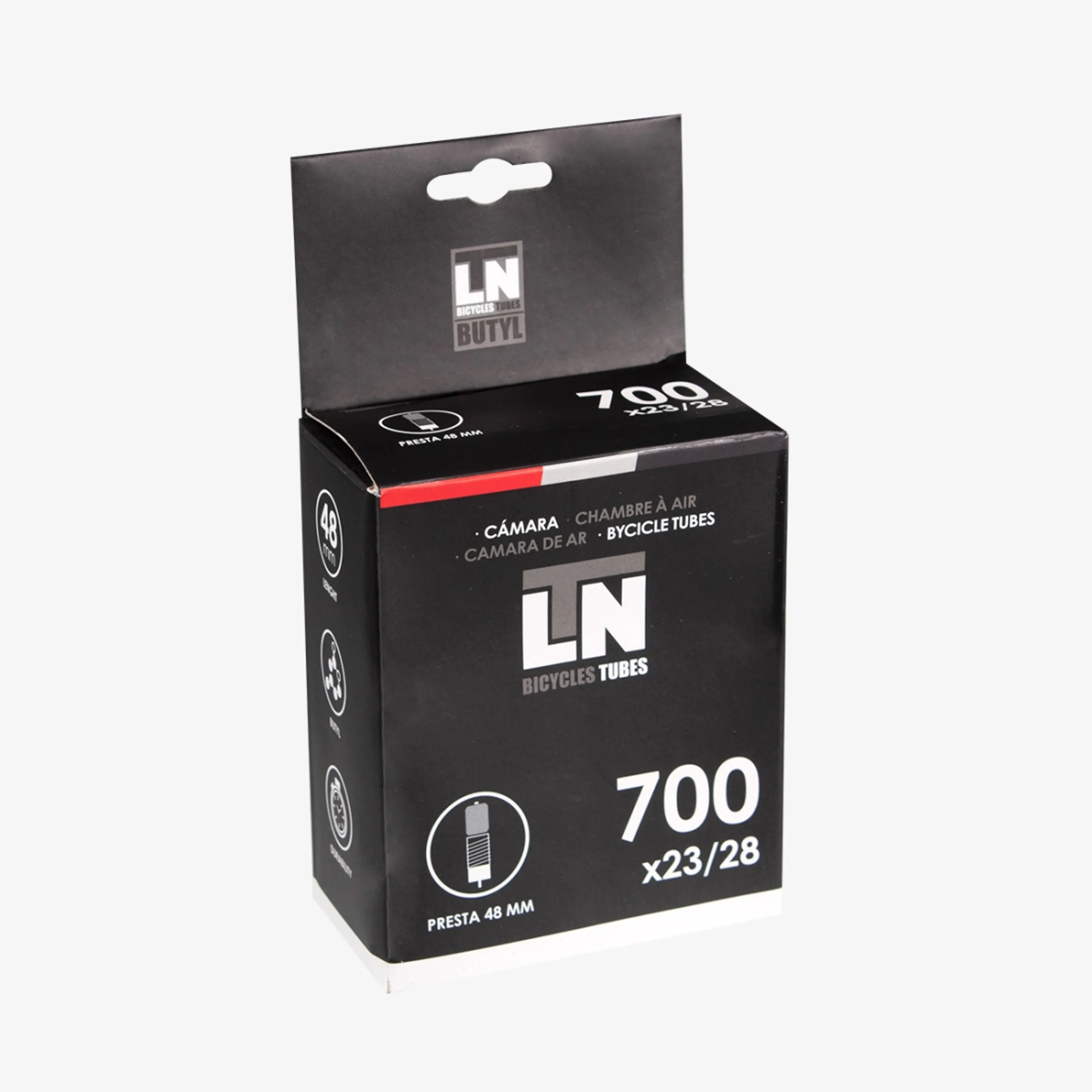 CAMARA 700X23/28 PRESTA 48MM