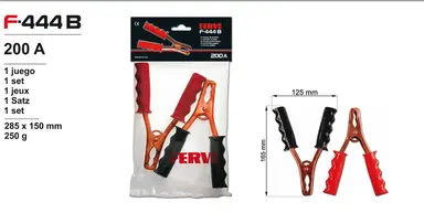 PINZAS 200 A (1 JUEGO )
