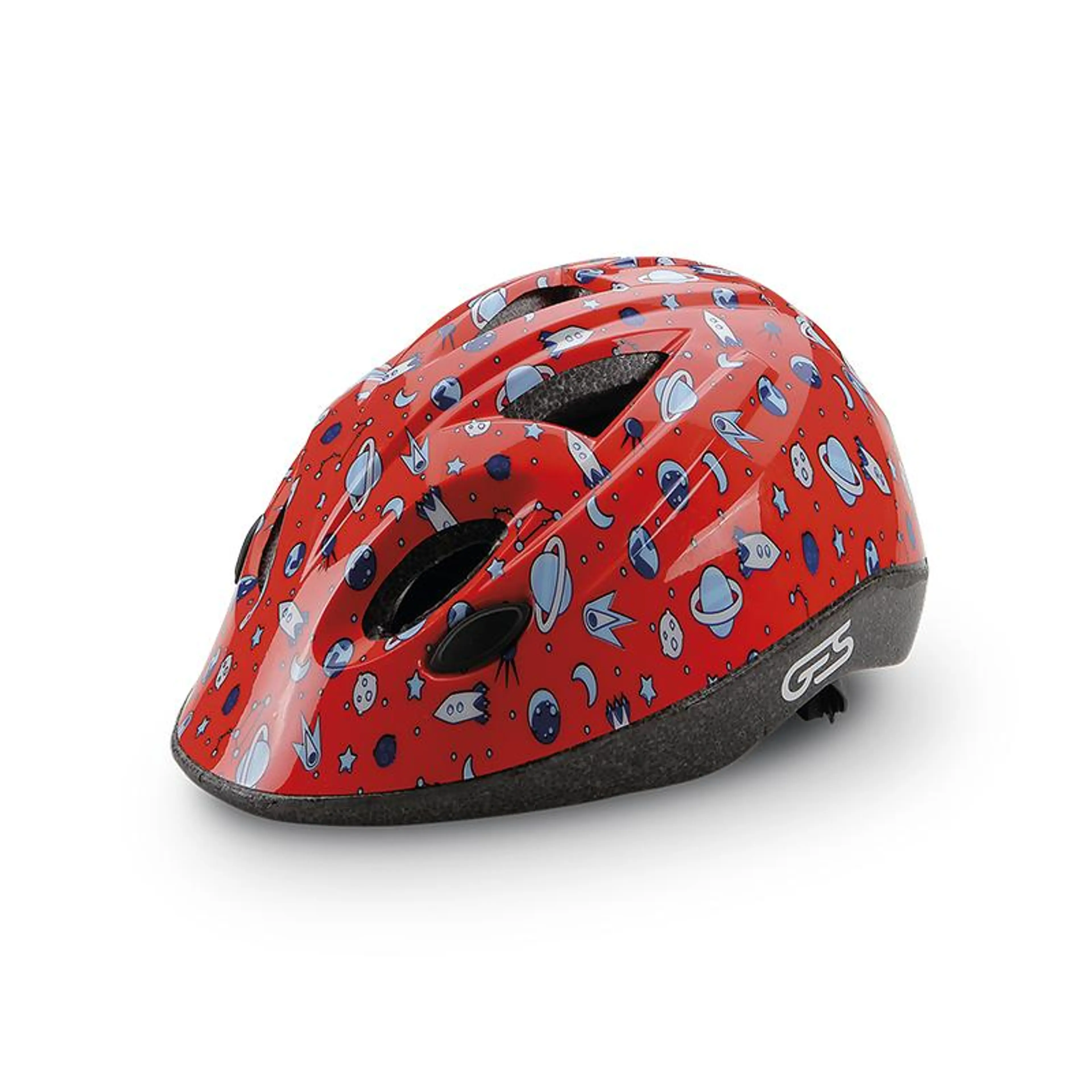 CASCO NIÑO DOKKY "PLANET" ROJO