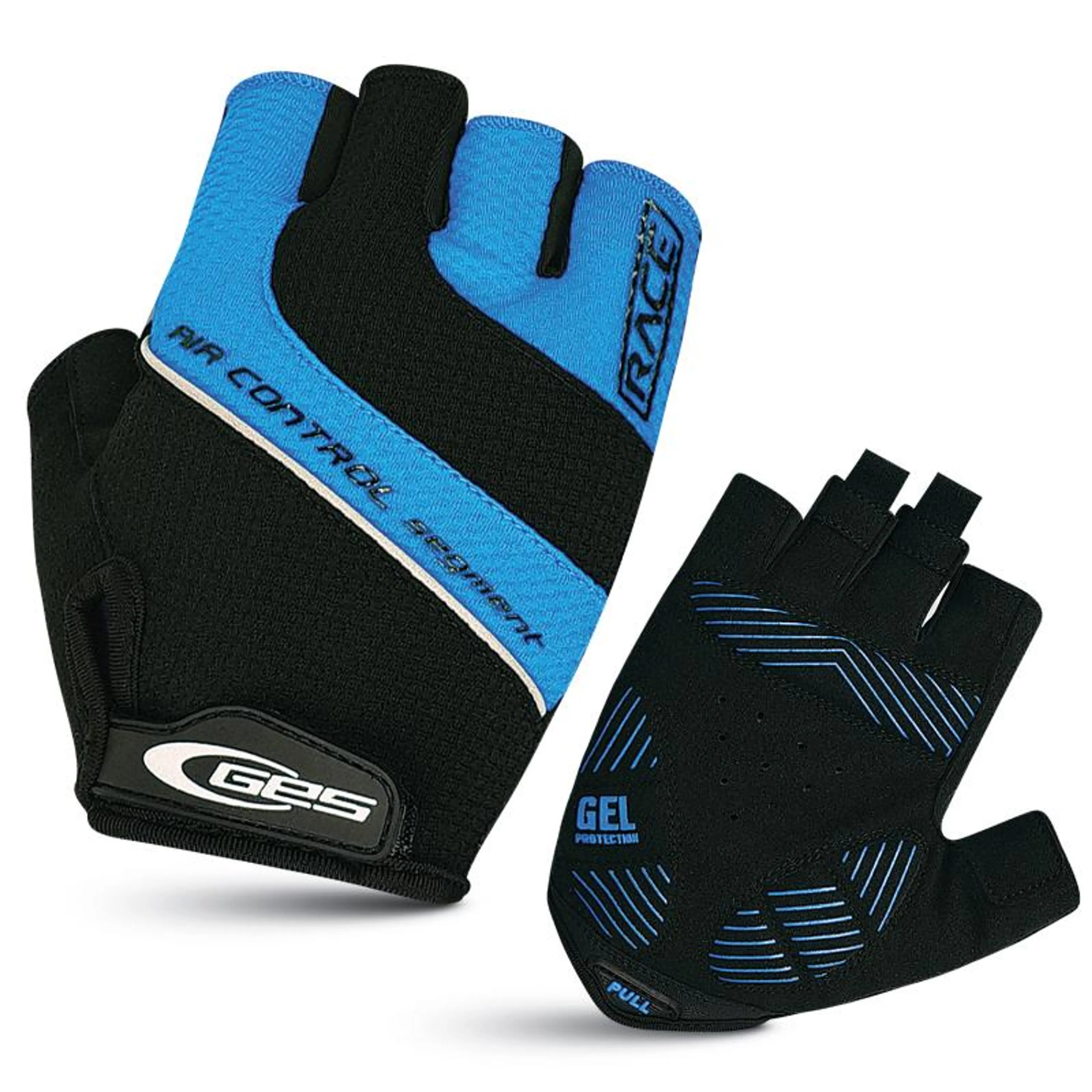 GUANTES RACE AZUL / NEGRO T-S