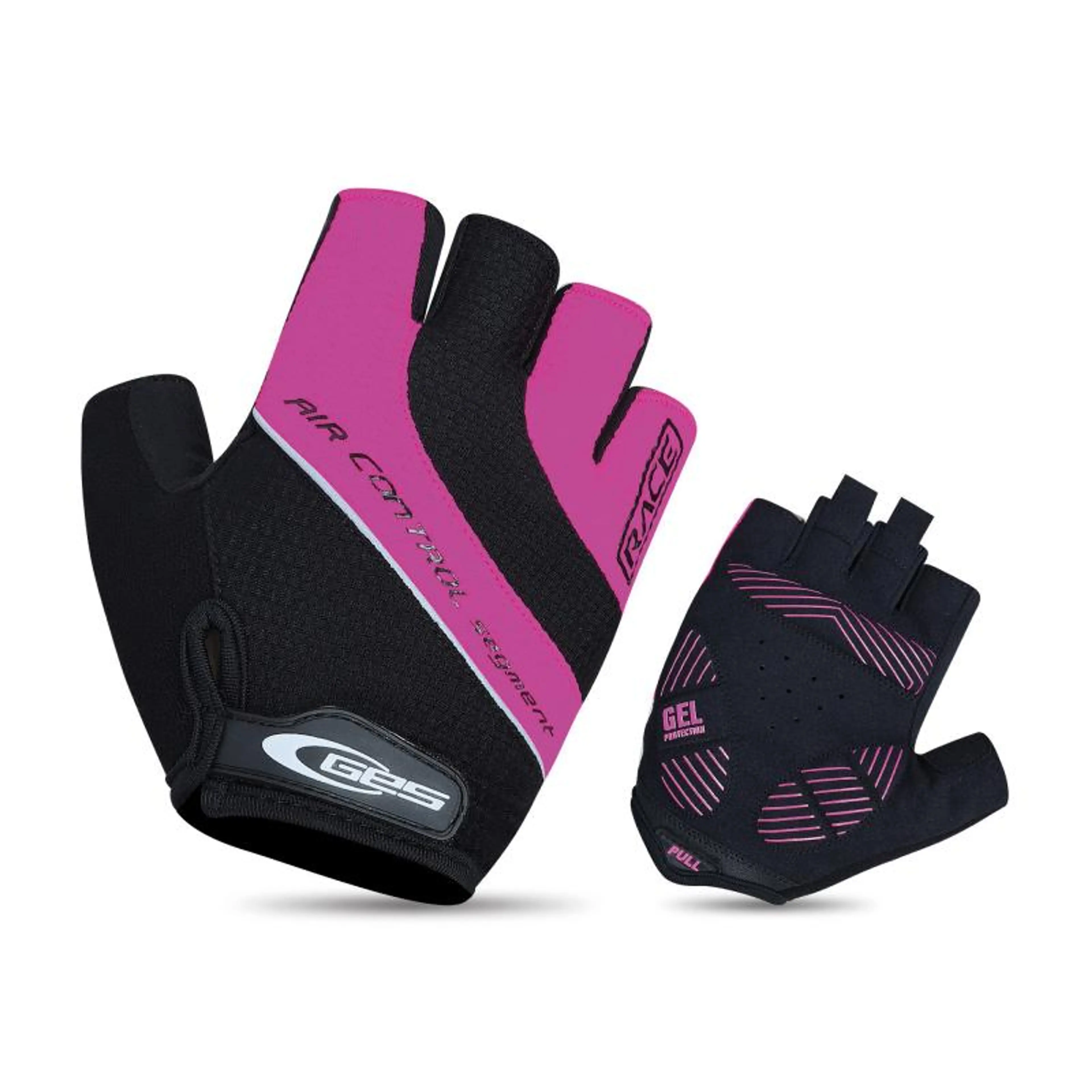 GUANTES RACE ROSA / NEGRO T-S