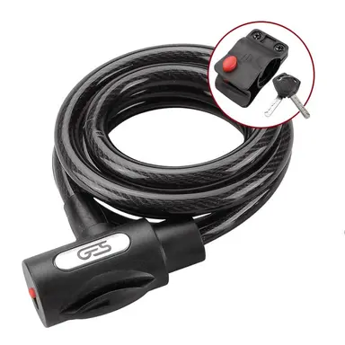 CANDADO ESPIRAL 12X180 MM