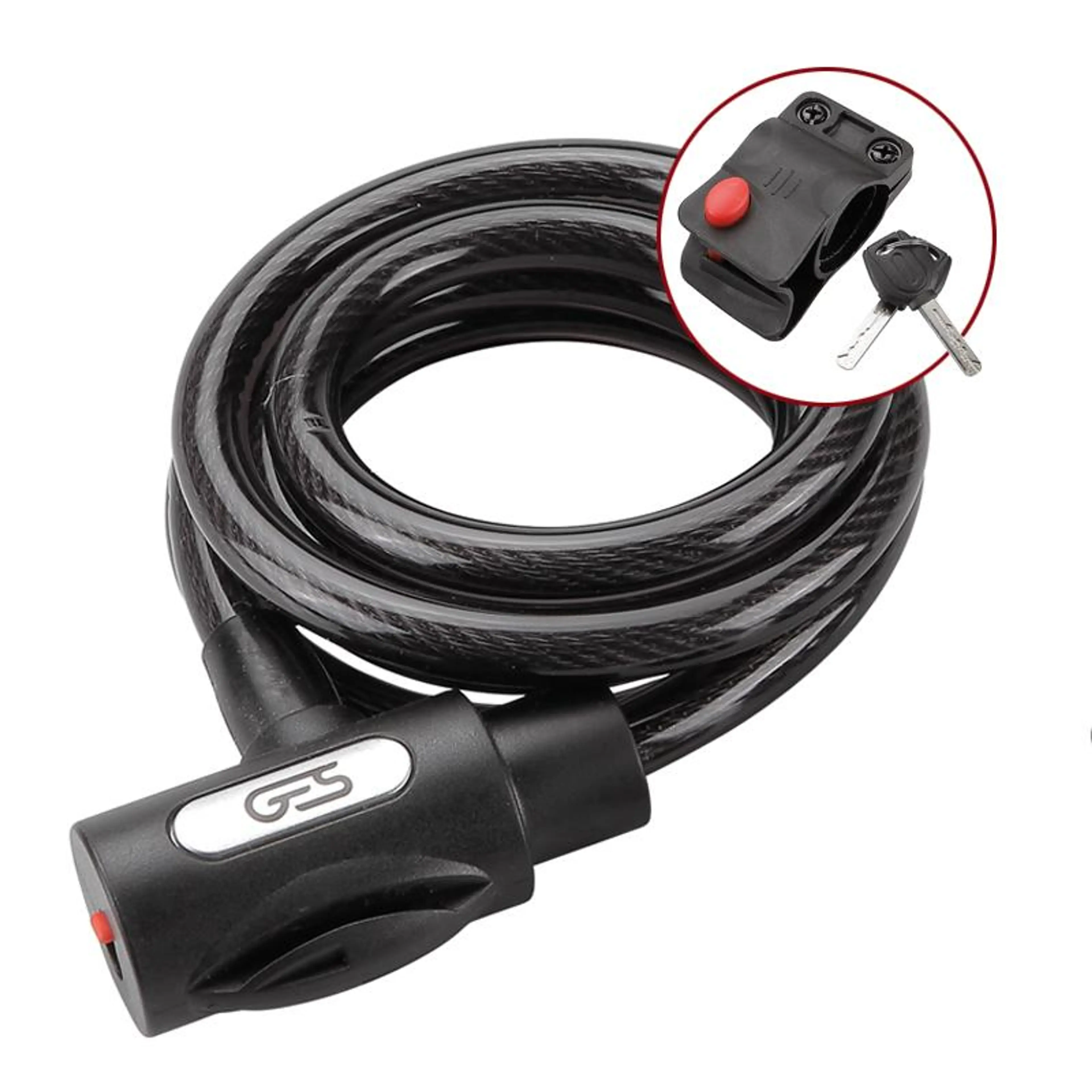 CANDADO ESPIRAL 12X180 MM