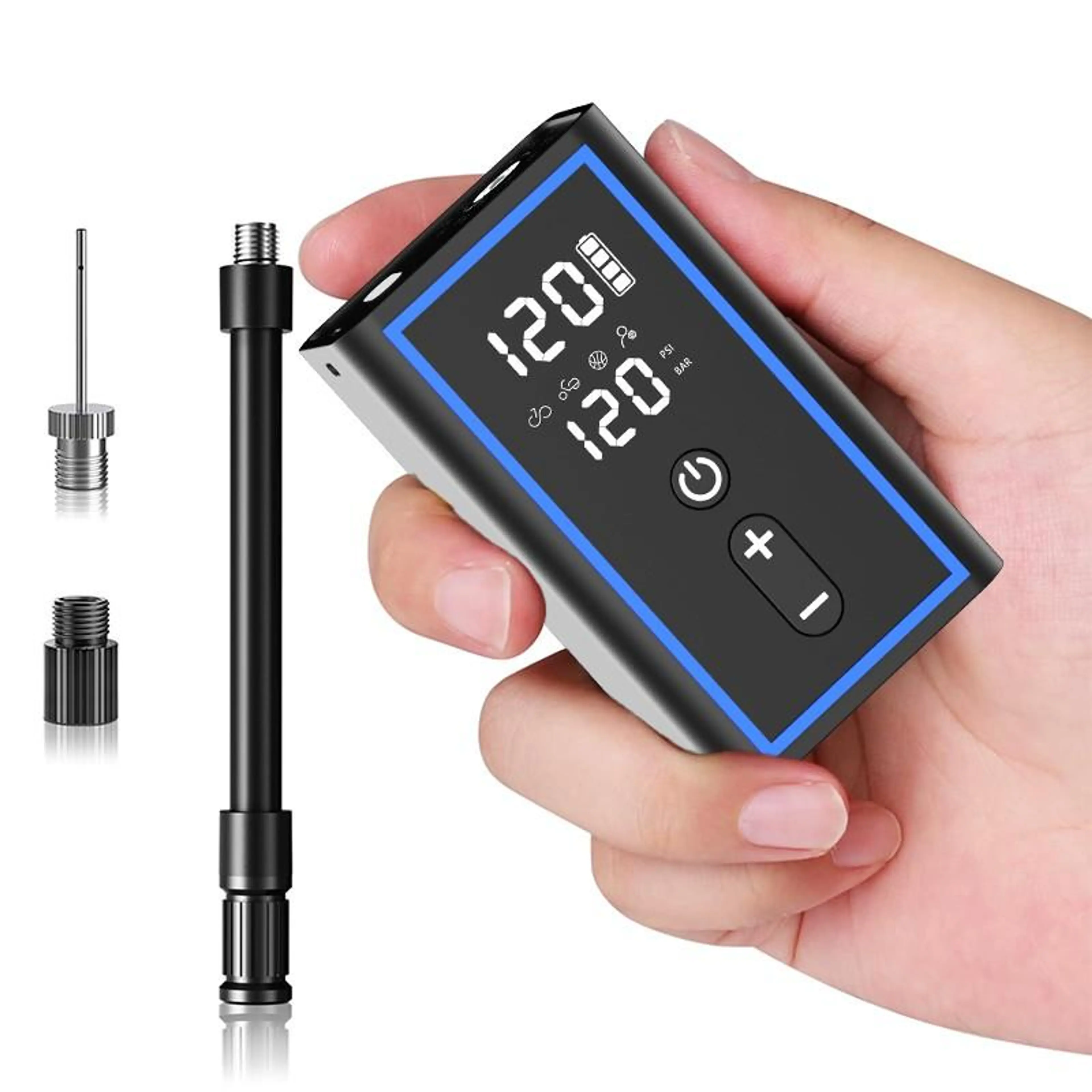 MINI INFLADOR ELECTRICO MANOMETRO