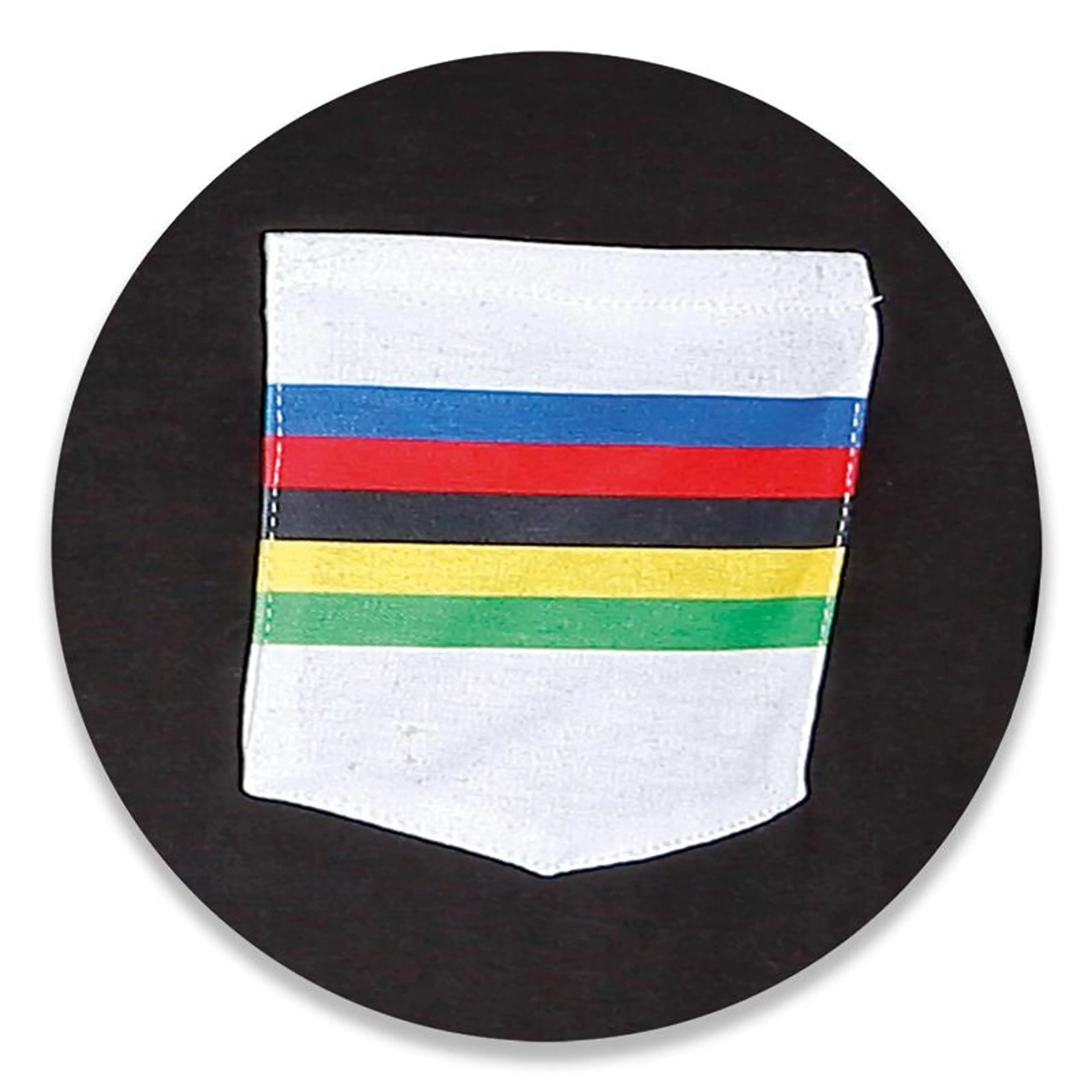 CAMISETA NEGRA ARCO IRIS T-M