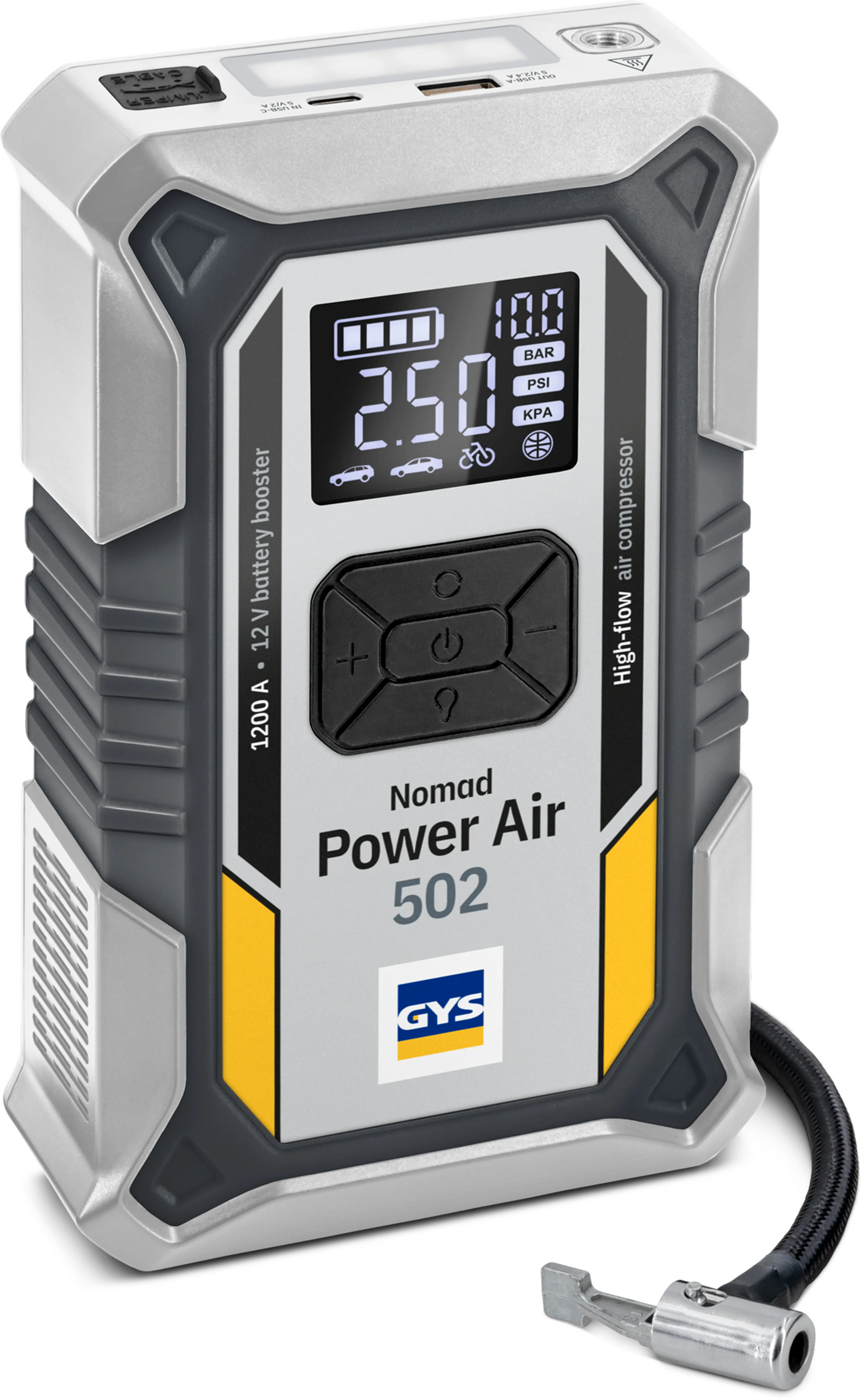 ARRANCADOR Y CARGADOR NOMAD AIR 502