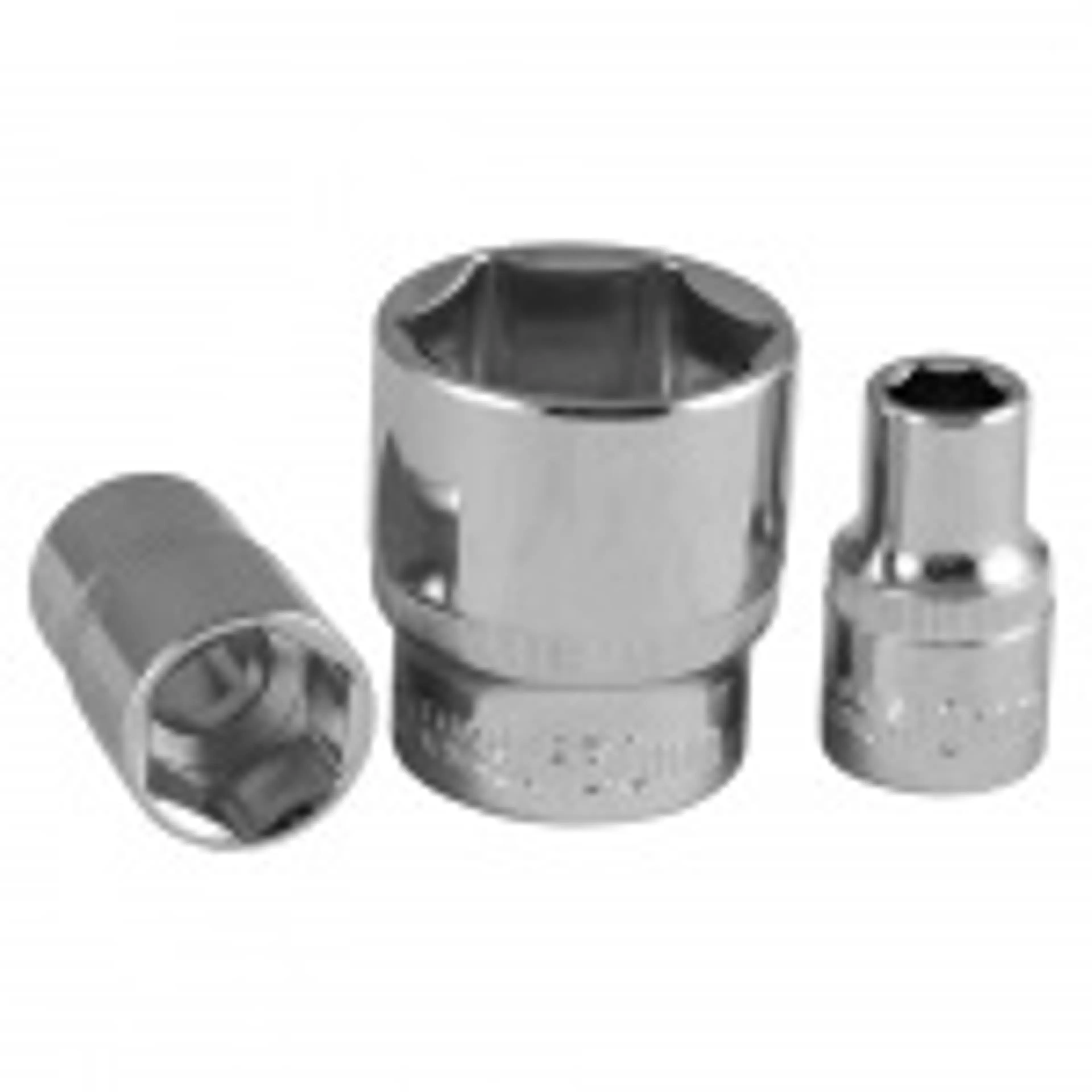 VASO 1/2" 17 MM HEXAGONAL CROMADO