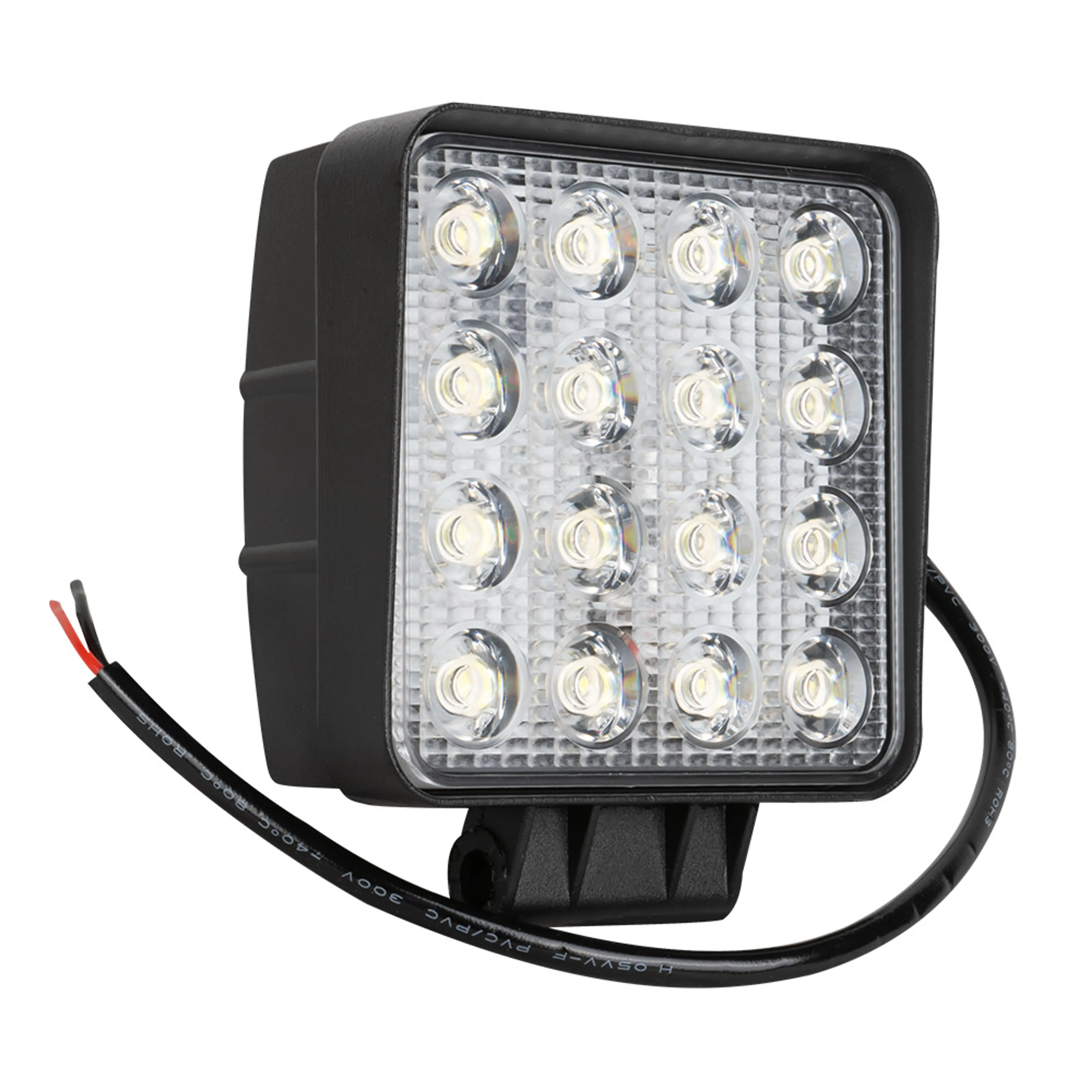 FARO DE TRABAJO 16 LEDS 48W CUADRAD