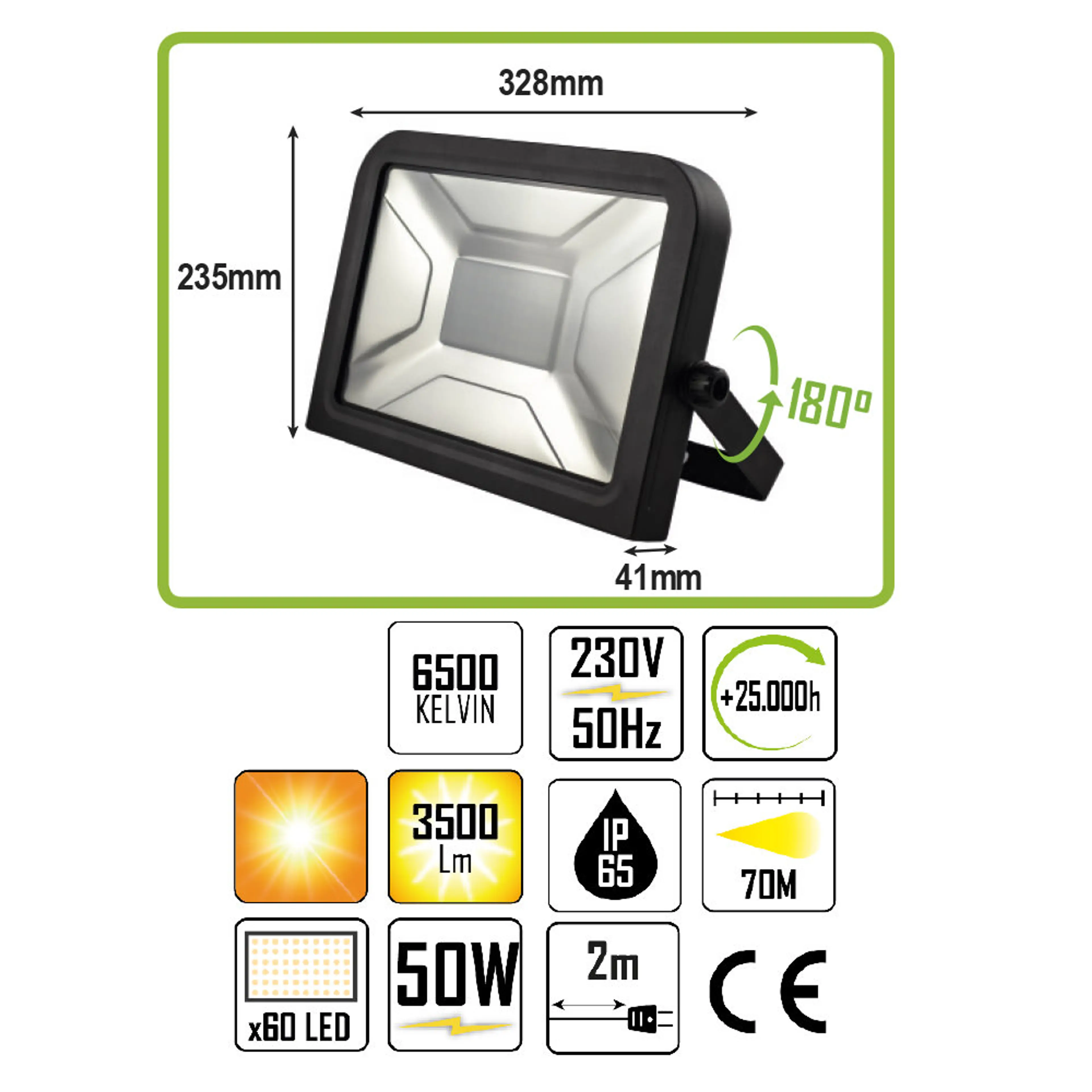 FOCO LED 50W