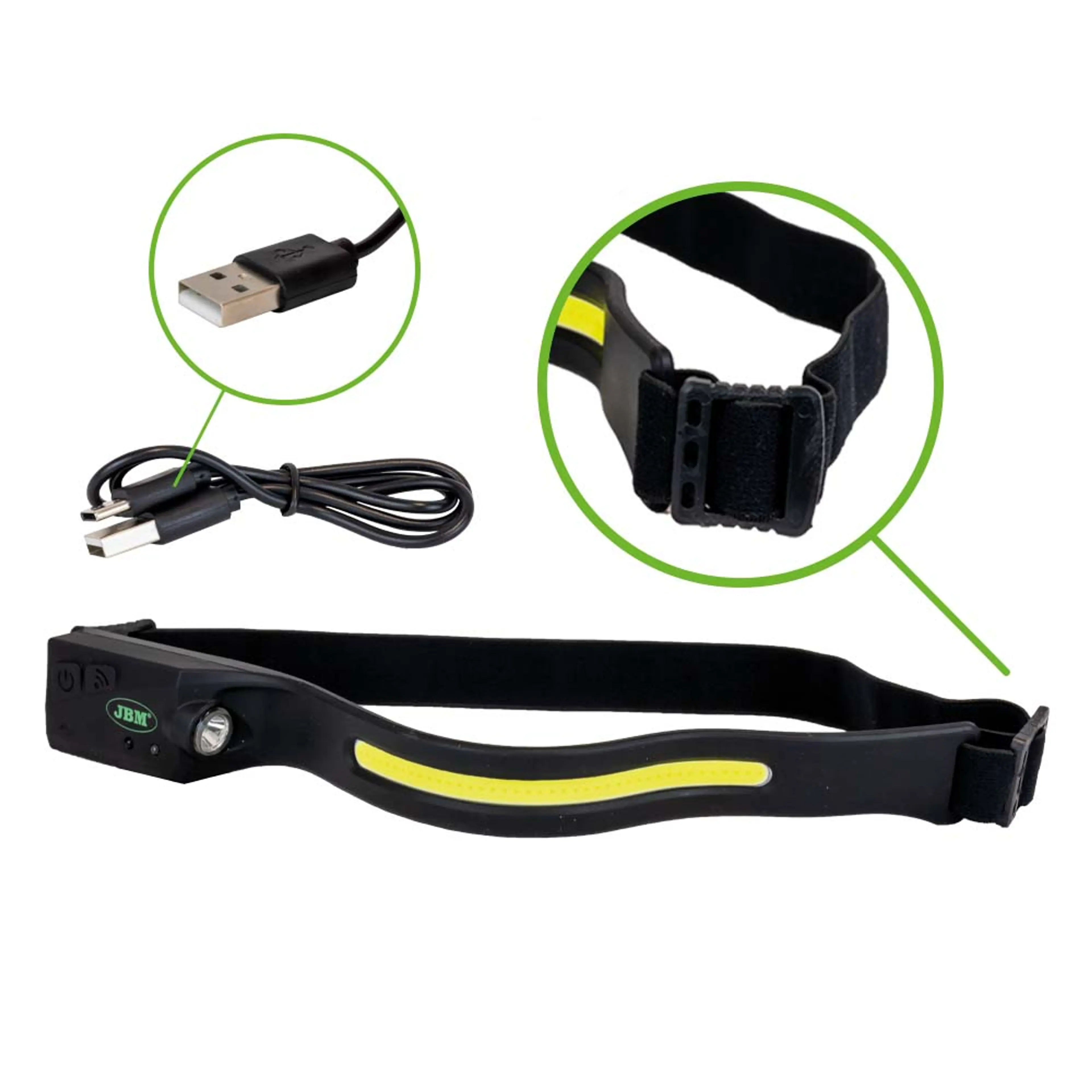 LINTERNA FRONTAL LED AJUSTABLE 350L