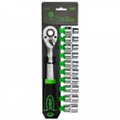 JGO.CARRACA 1/2" +10 VASOS 12 CARAS