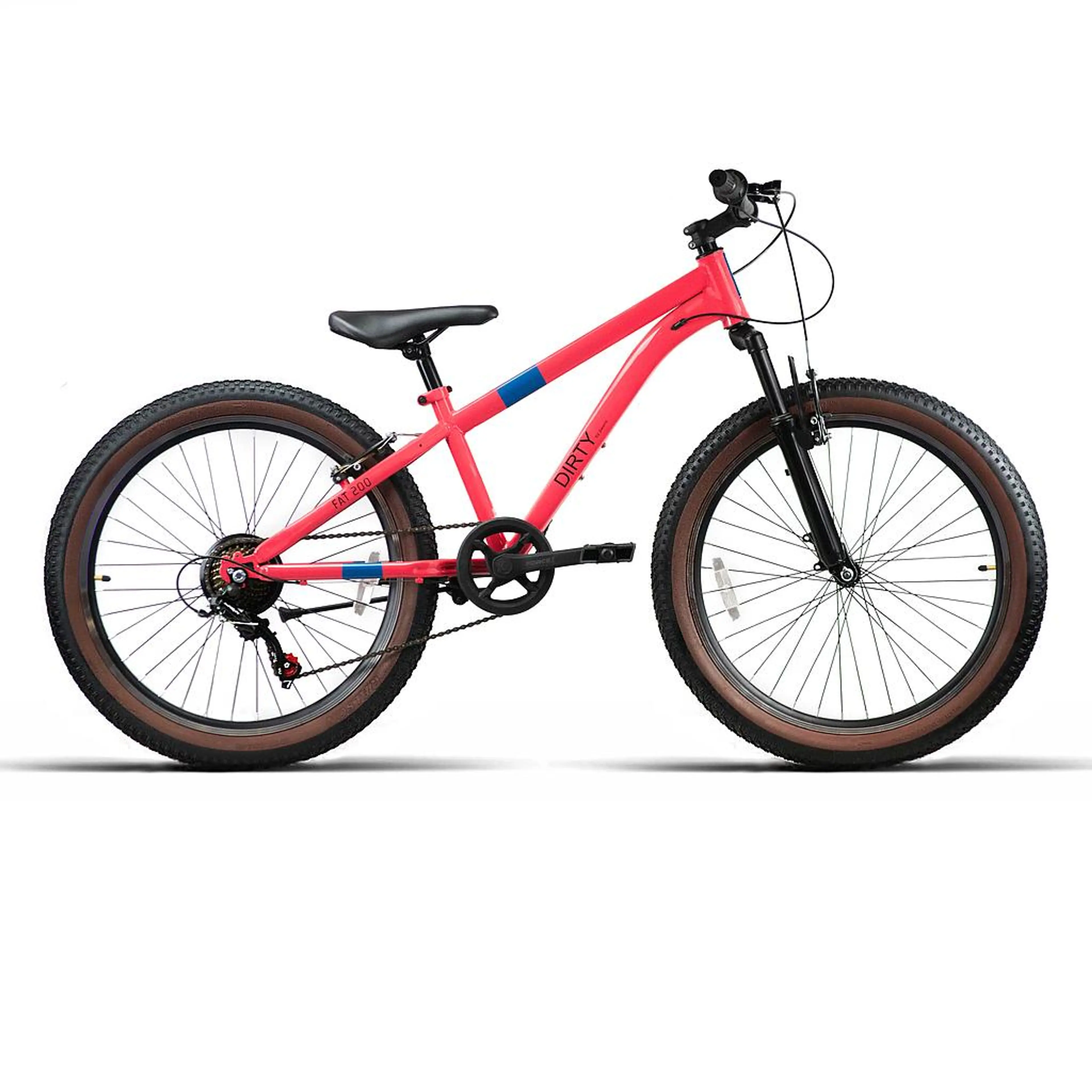 BICI 24" ACERO C/SUSPENSION CORAL