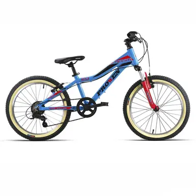 BICI JL 20" 6V.C/SUSP AZUL/ROJO