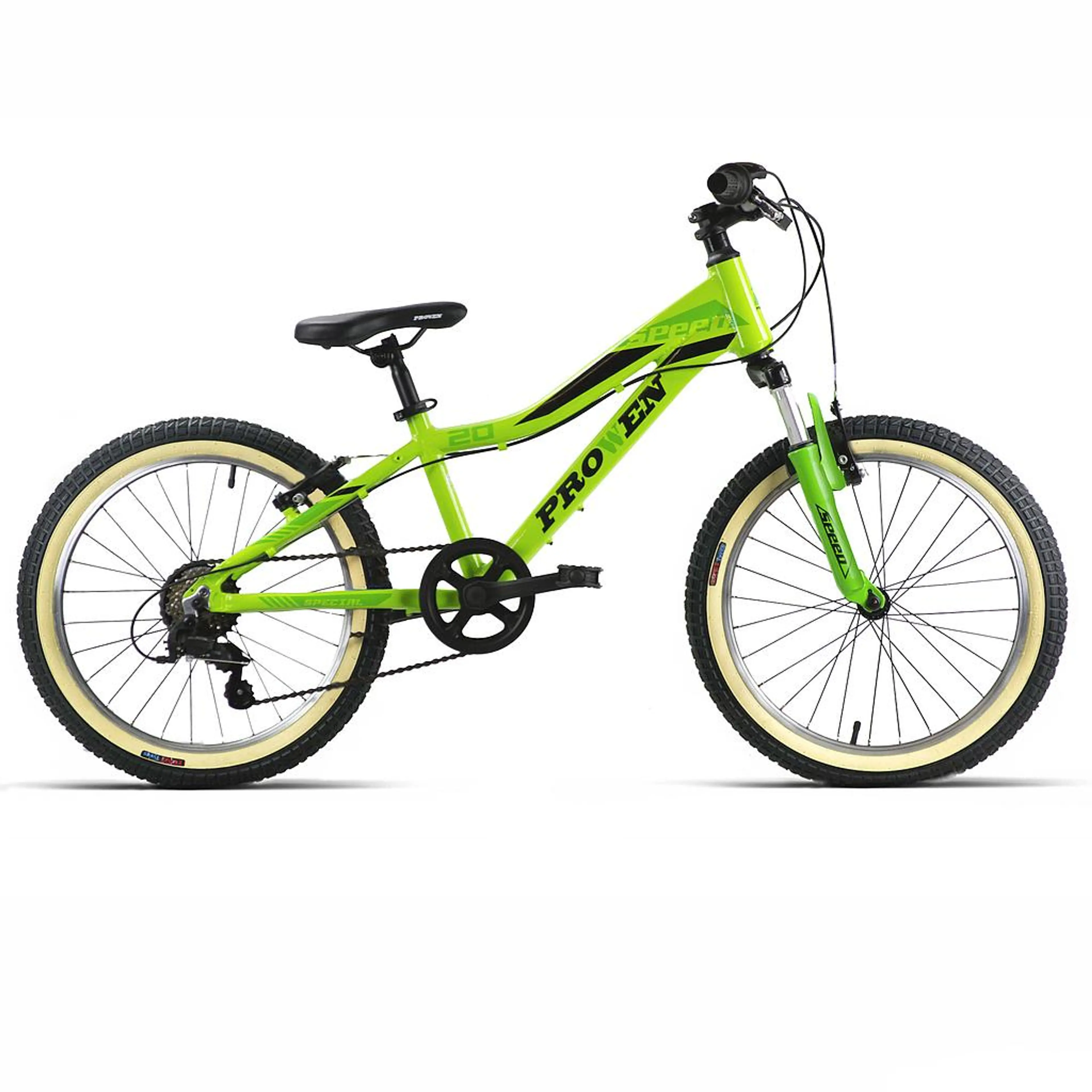 BICI JL 20" ALU VERDE 6V. SUSPENSIO