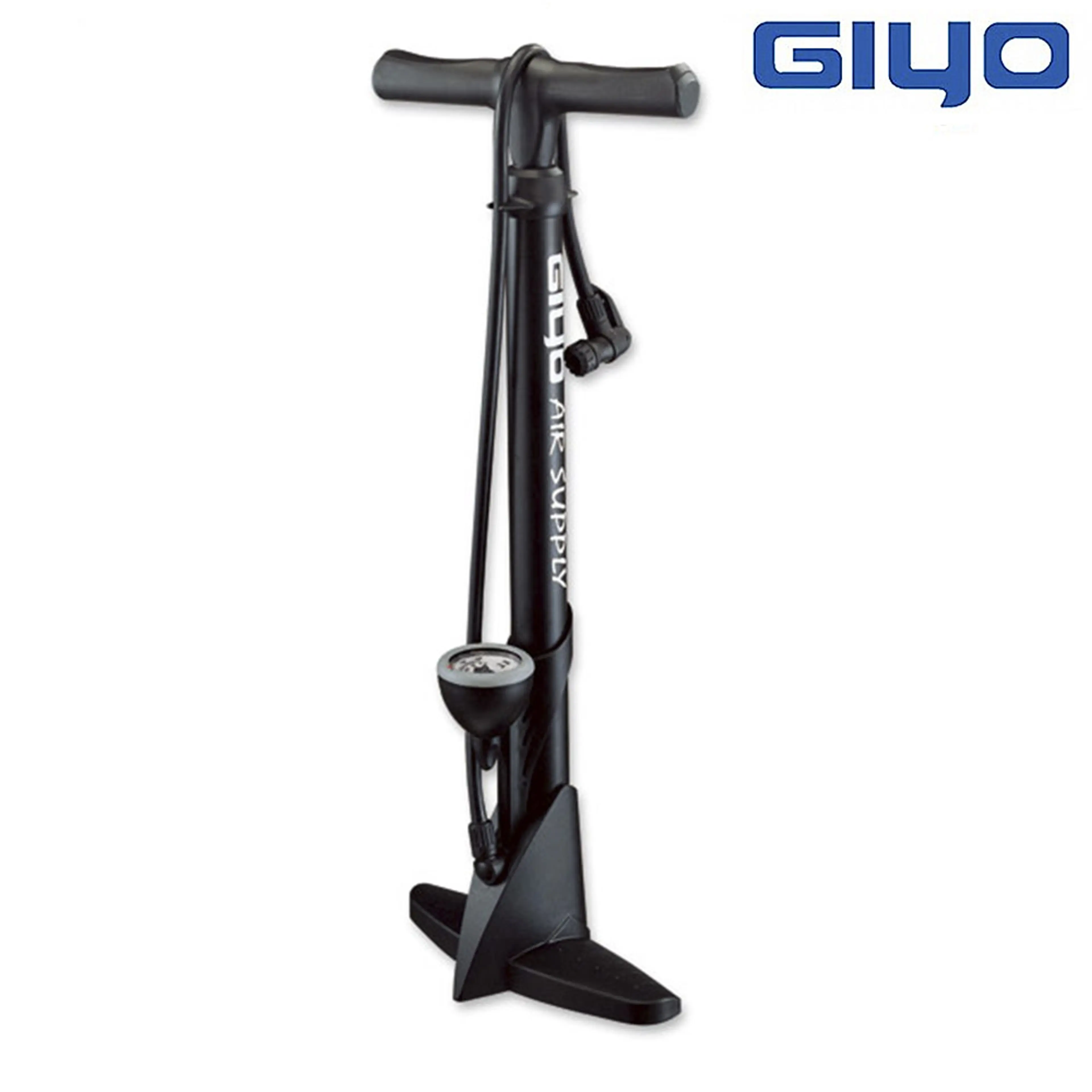 BOMBA PIE "GIYO" PLASTICO CON MANOMETRO