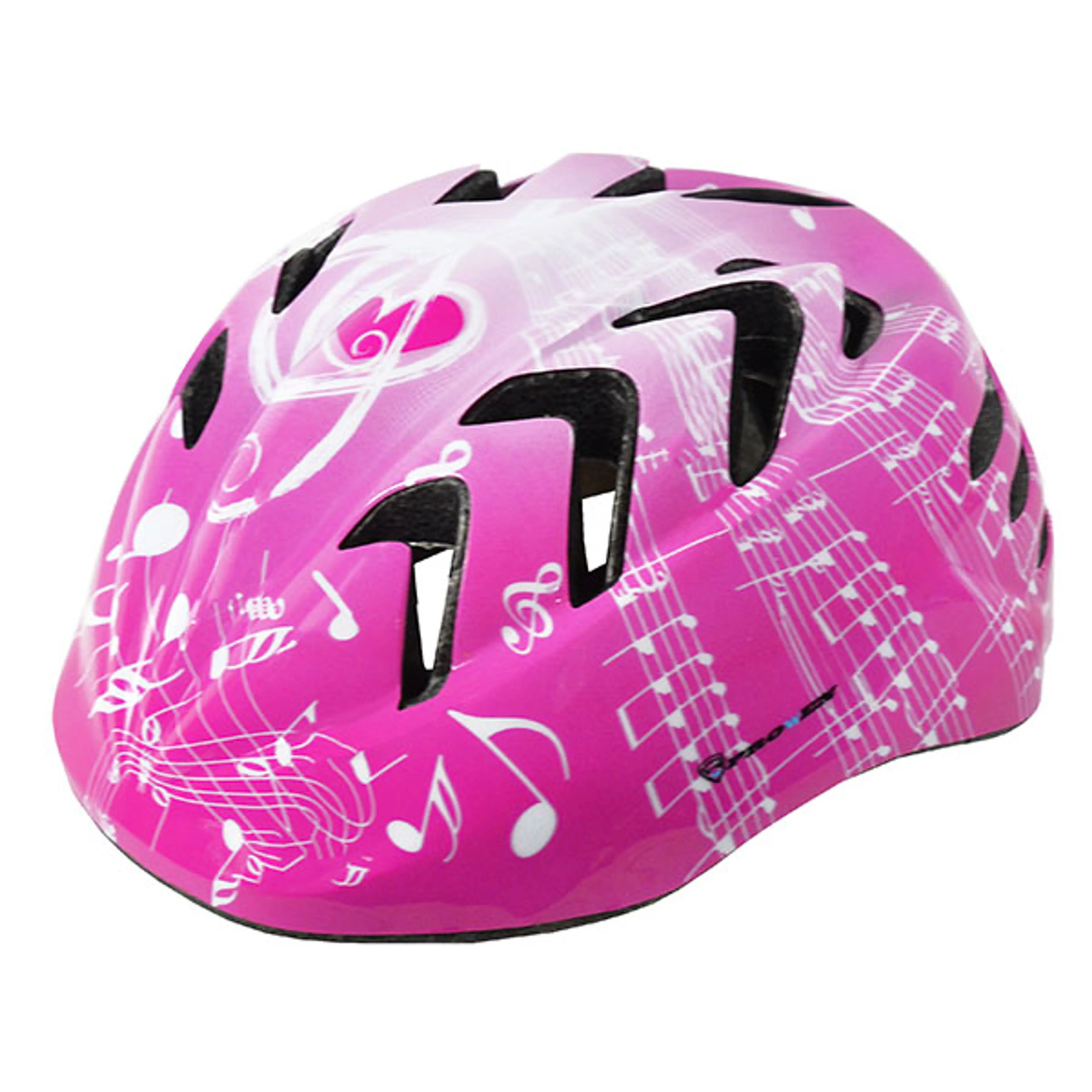 CASCO INFANTIL ROSA MUSICA XS