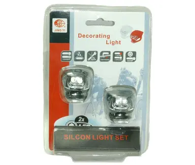 JGO LUCES DEL/TRA SILICONA NEGRO