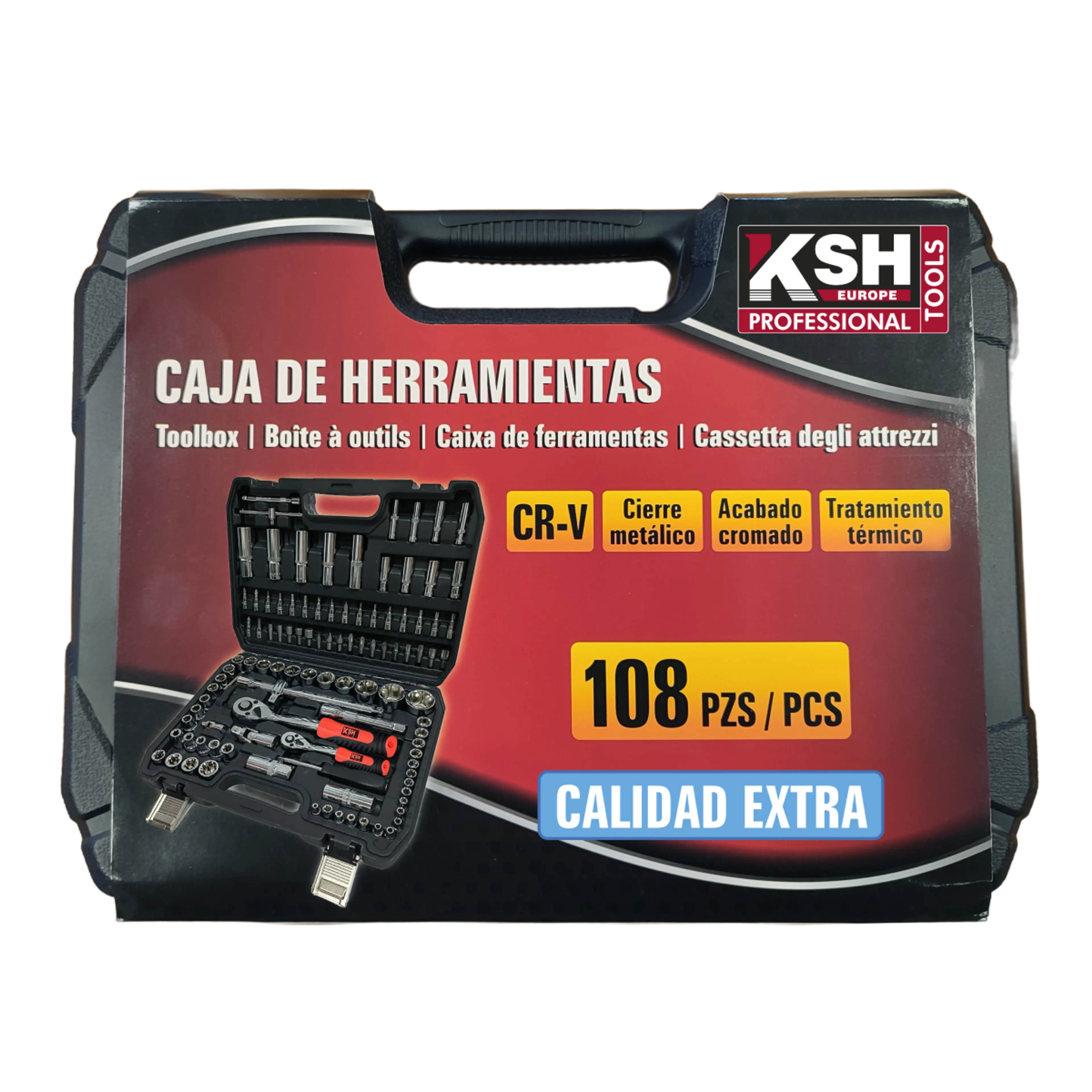 MALETIN HERRAMIENTAS 108 PIEZAS