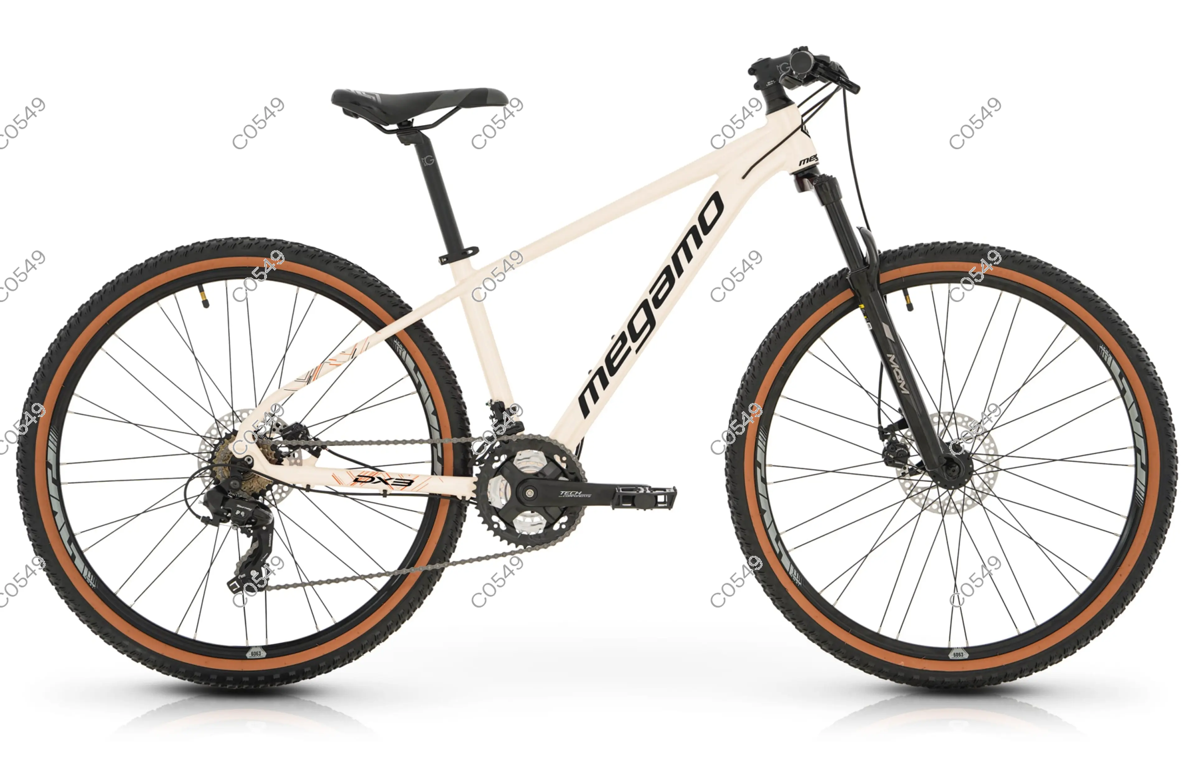 BICI MEGAMO DX3 27,5" T- XS BEIGE