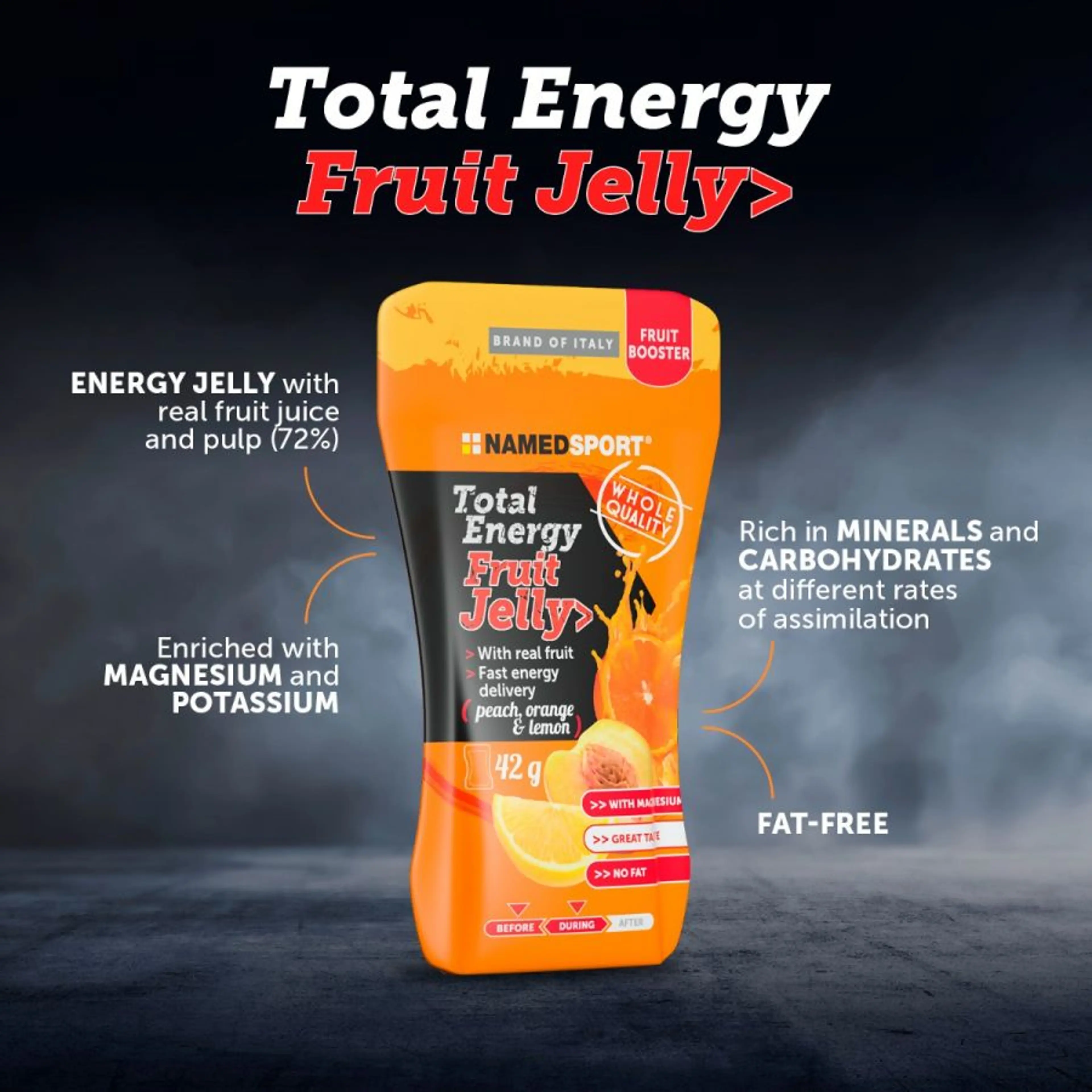 GEL TOTAL ENERGY NARANJA/LIMON 42G