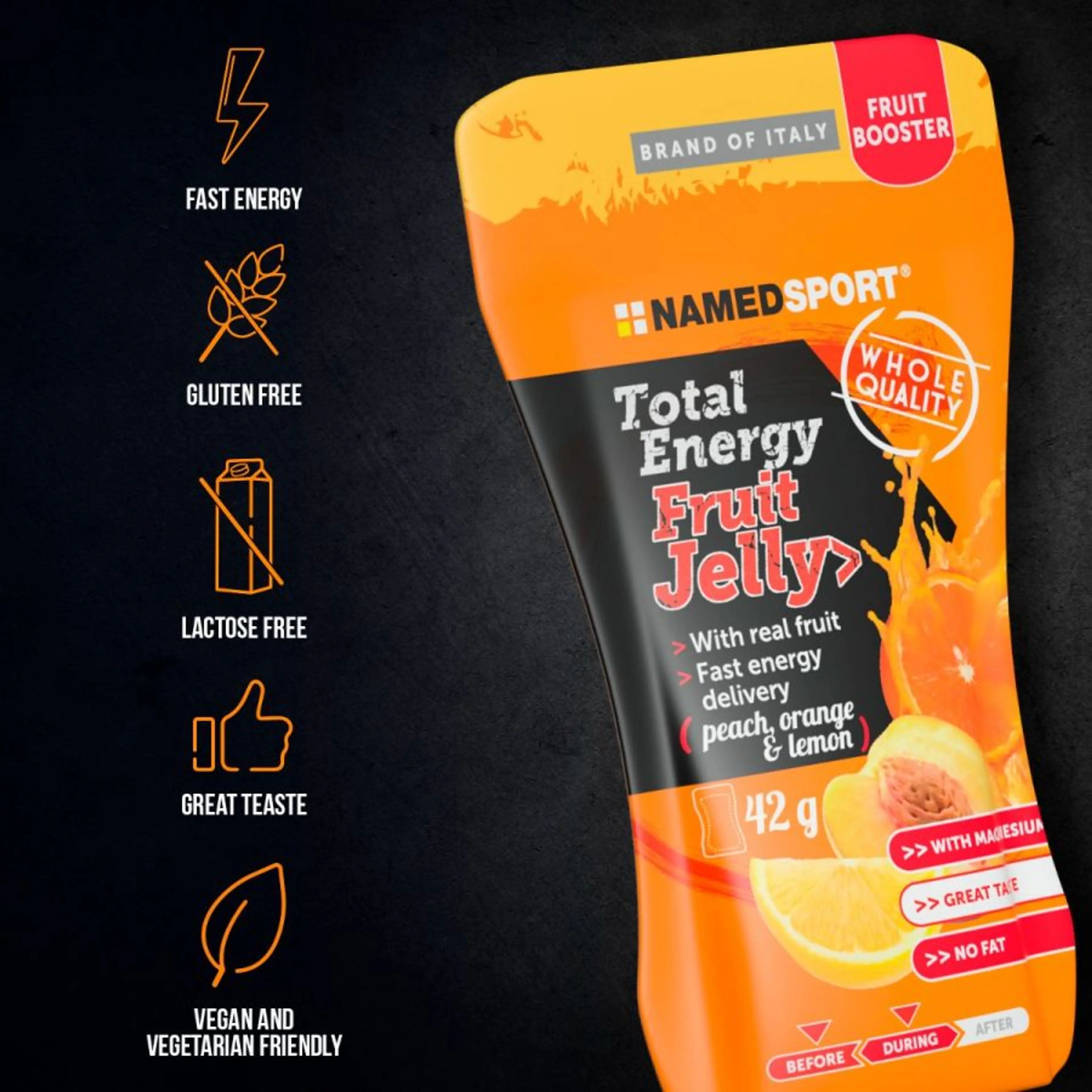 GEL TOTAL ENERGY NARANJA/LIMON 42G