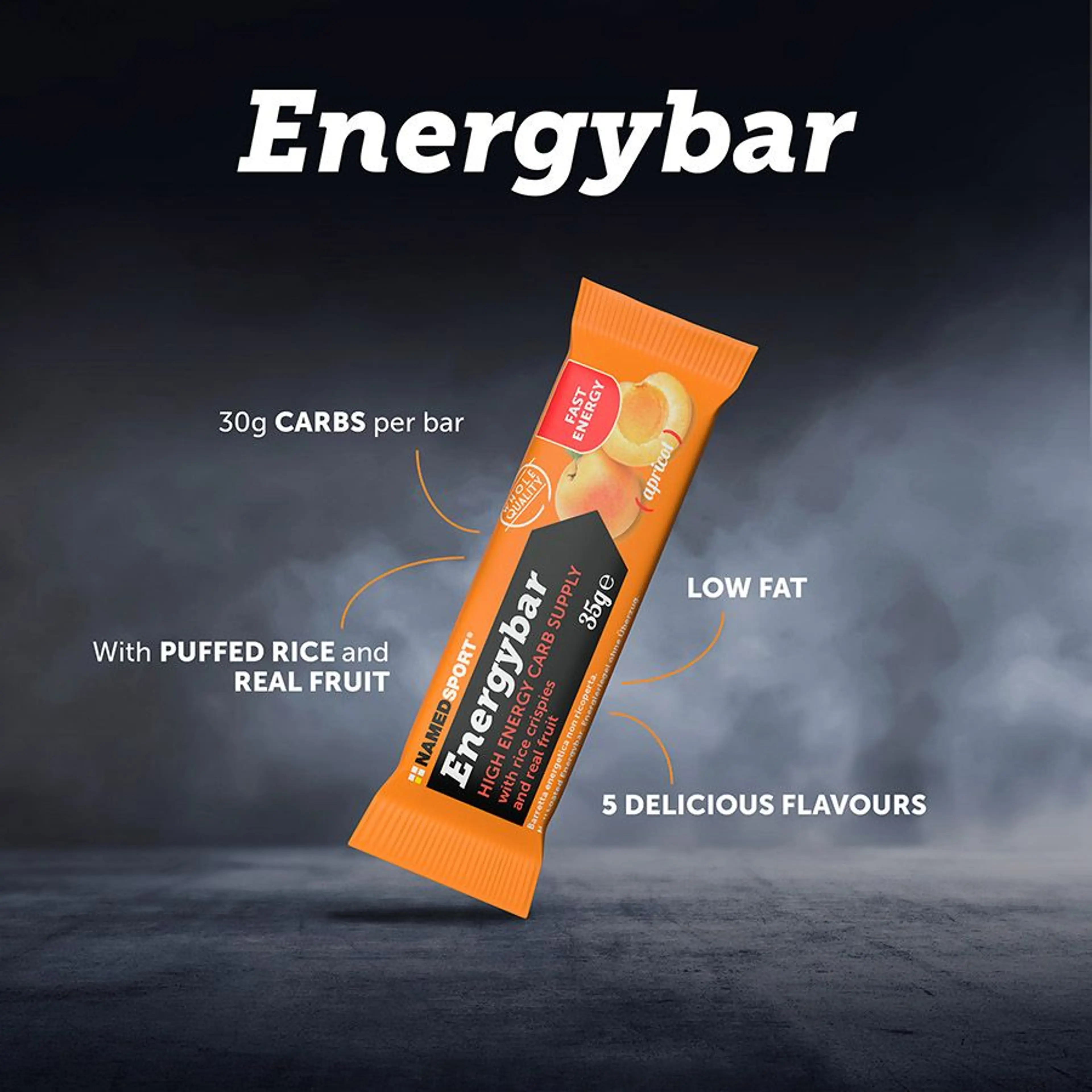 BARRA NAMED ENERGYBAR ALBARICOQ.35G