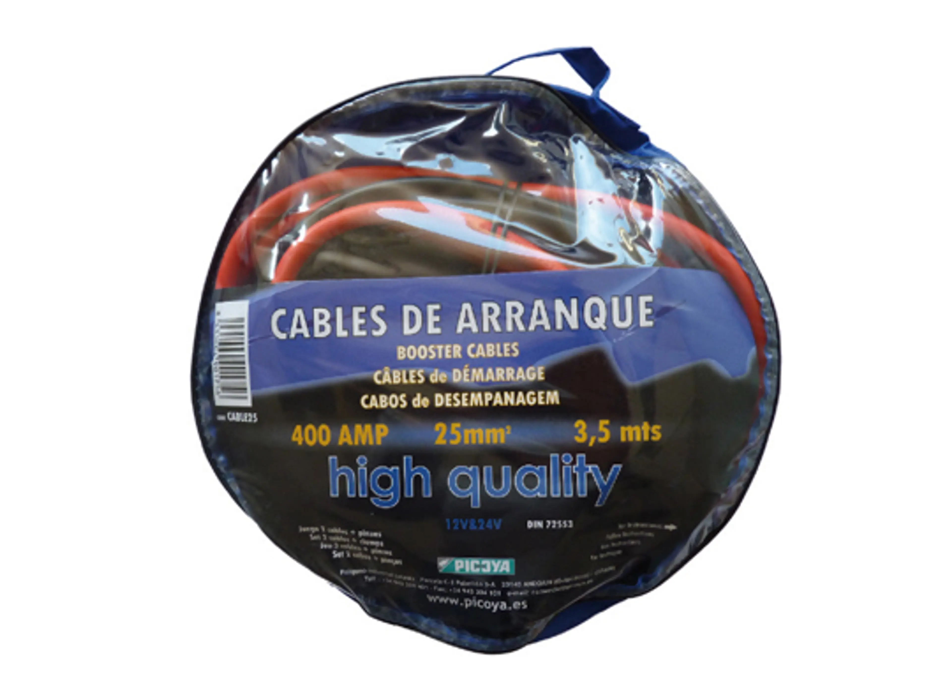 CABLES ARRANQUE 25MM 3,5 MTS