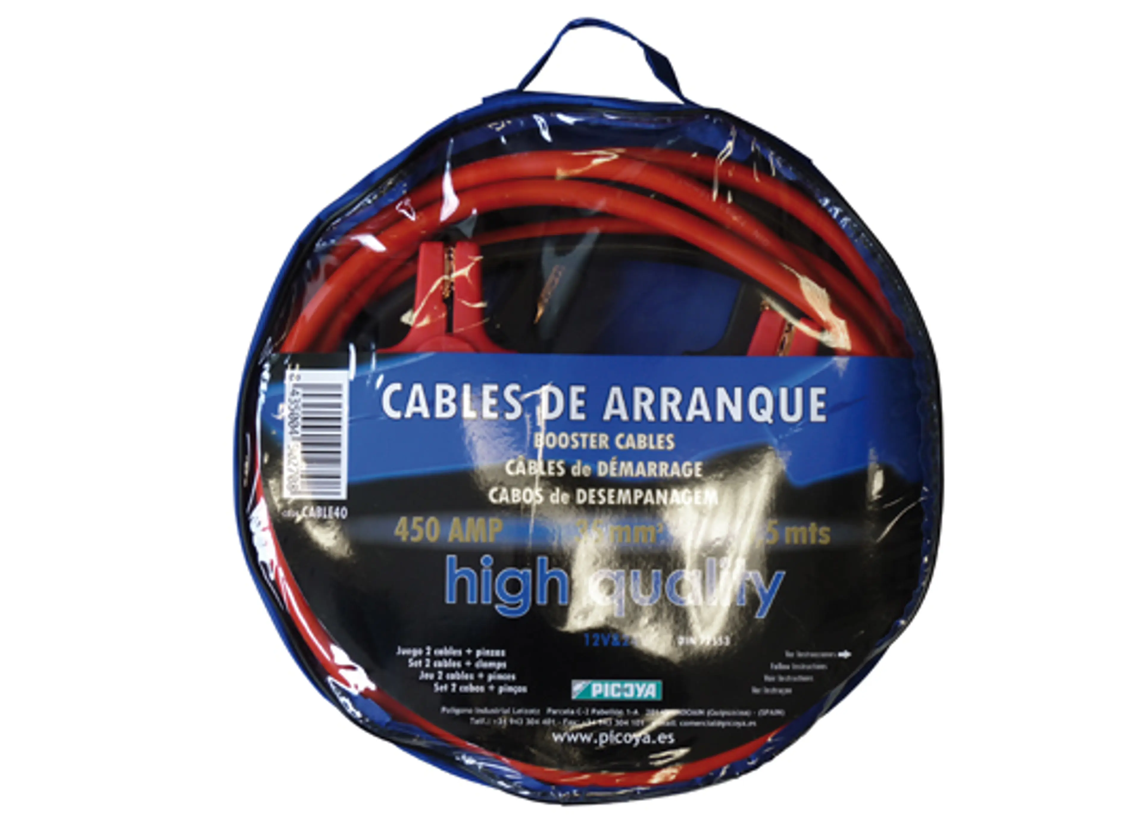 CABLES ARRANQUE 35MM 4,5 MTS