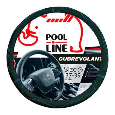 FUNDA VOLANTE GRIP NEGRO/AZUL