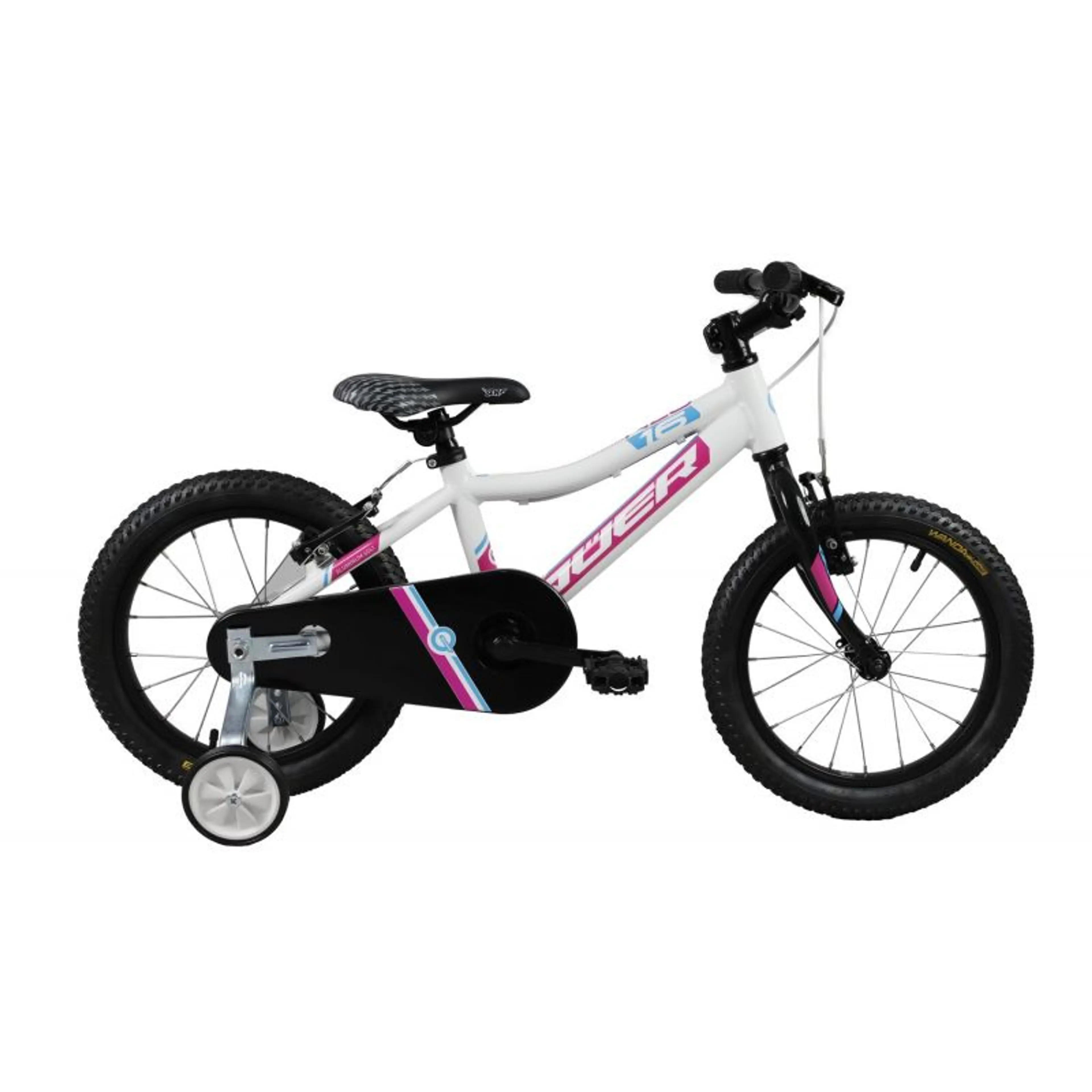 BICI QUER 16" NEO BLANCA/ROSA/AZUL