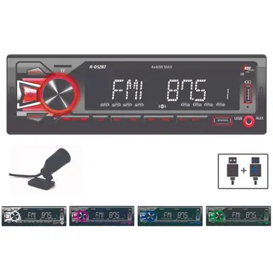 AUTO RADIO BT/2USB/SD/AUX 4X40W