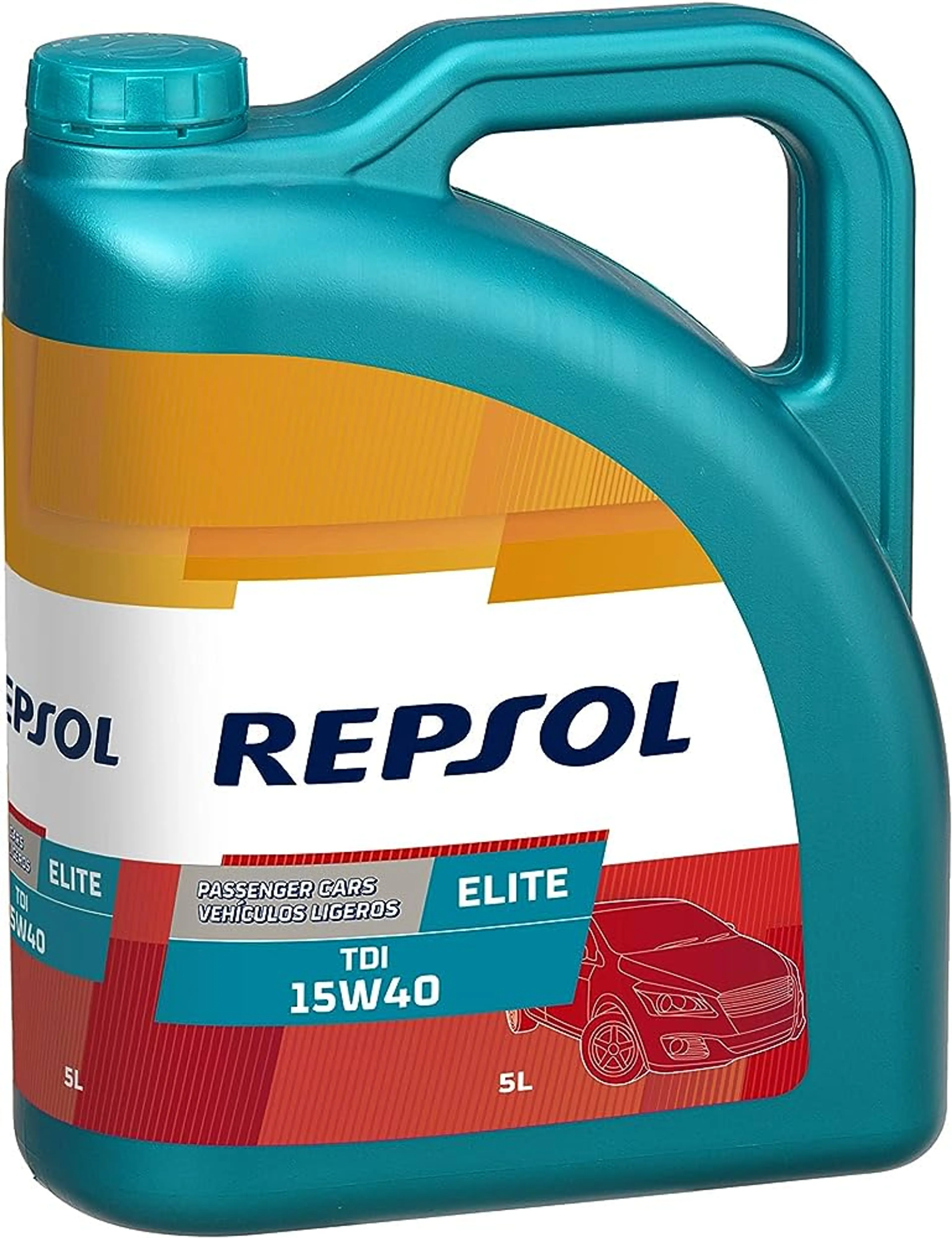 REPSOL ELITE TDI 15 W 40, 5L.