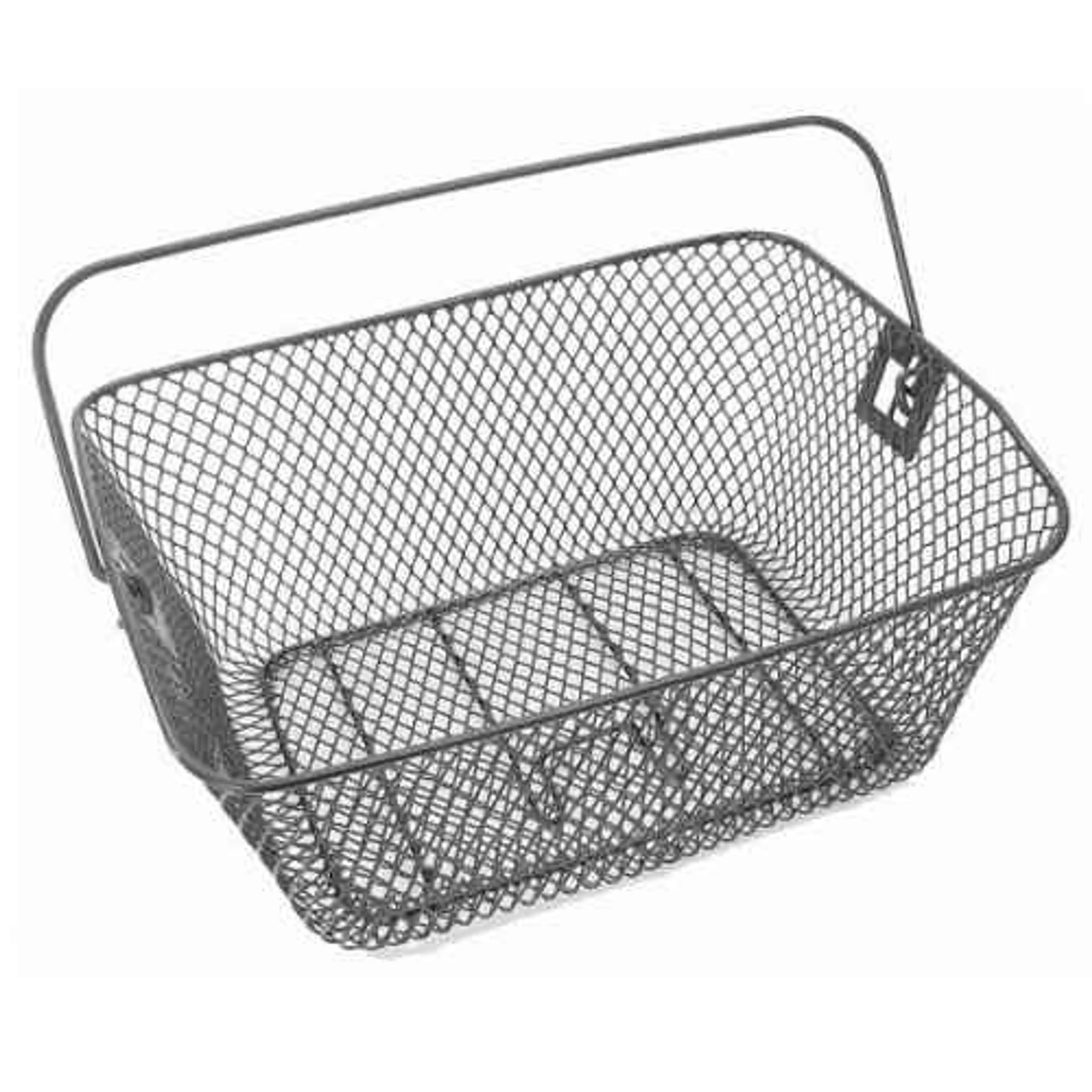 CESTA PORTABULTOS TRASERA 17X30X40 NEGRA