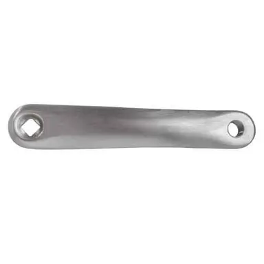 BIELA IZQUIERDA ALUMINIO 170MM ROMBO PLATA
