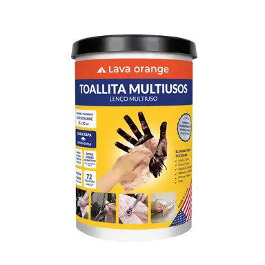 TOALLITAS LIMPIADORAS ORANGE 72 UDS