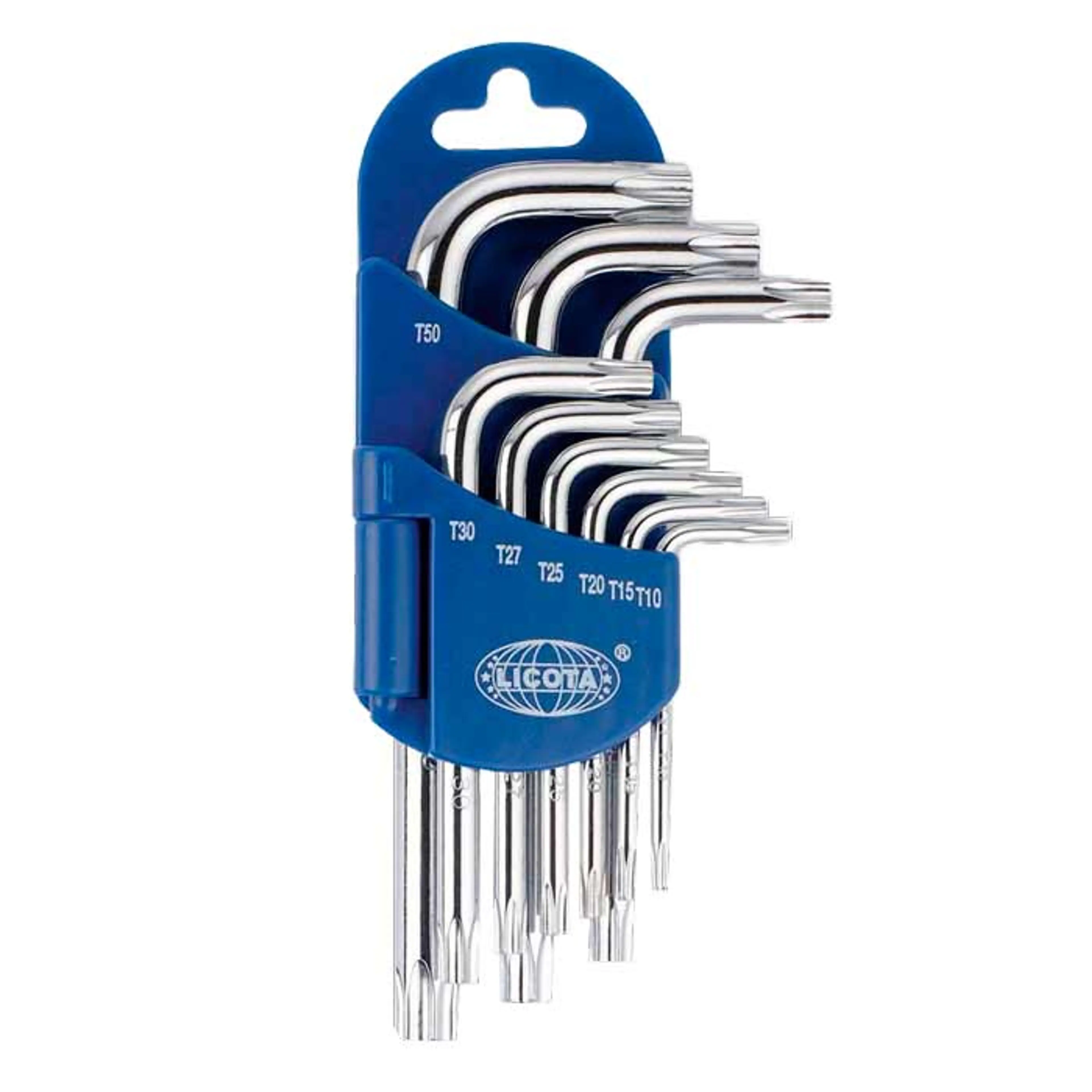 JUEGO 9 LLAVES TORX CORTAS