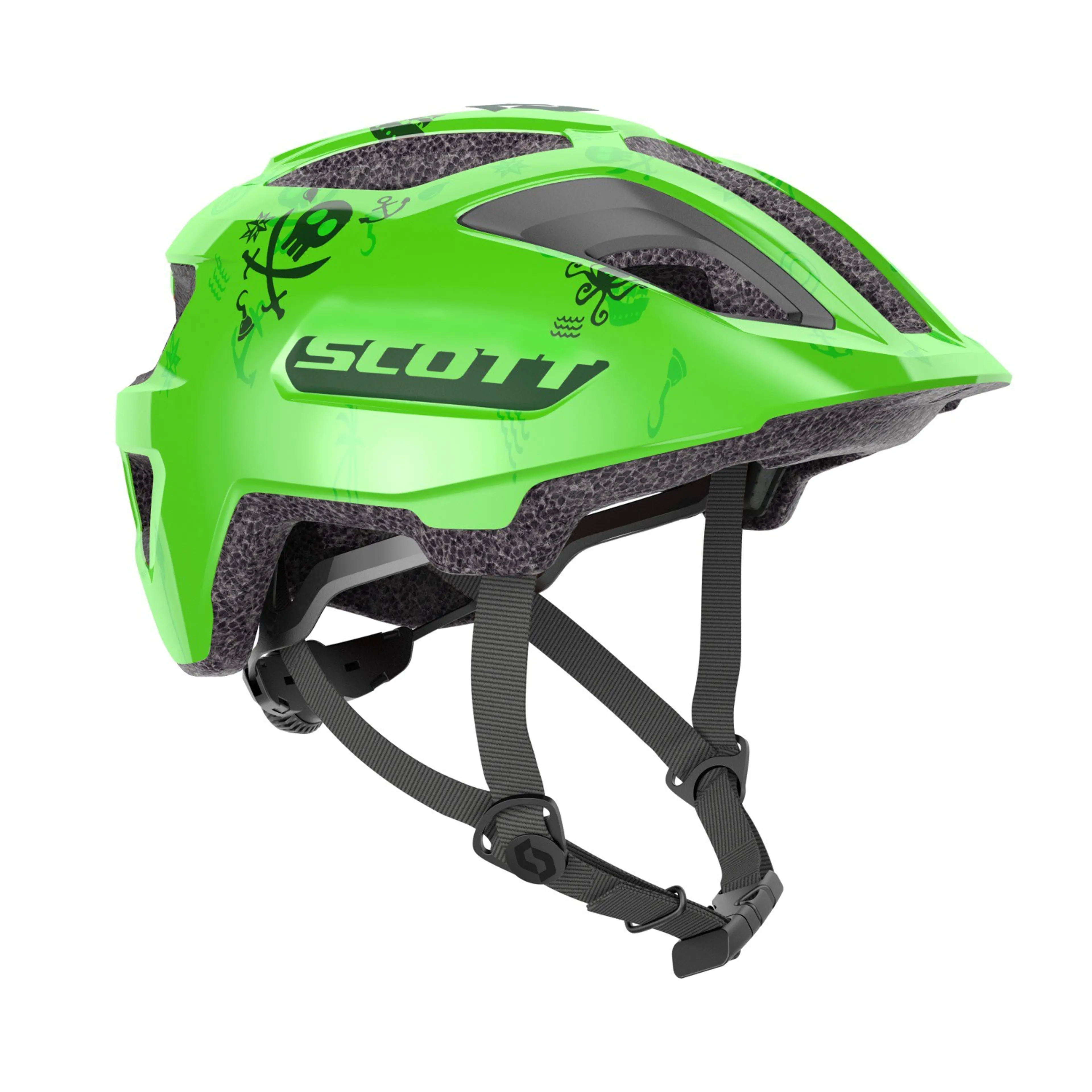 CASCO SPUNTO JUNIOR FLUOR GREEN